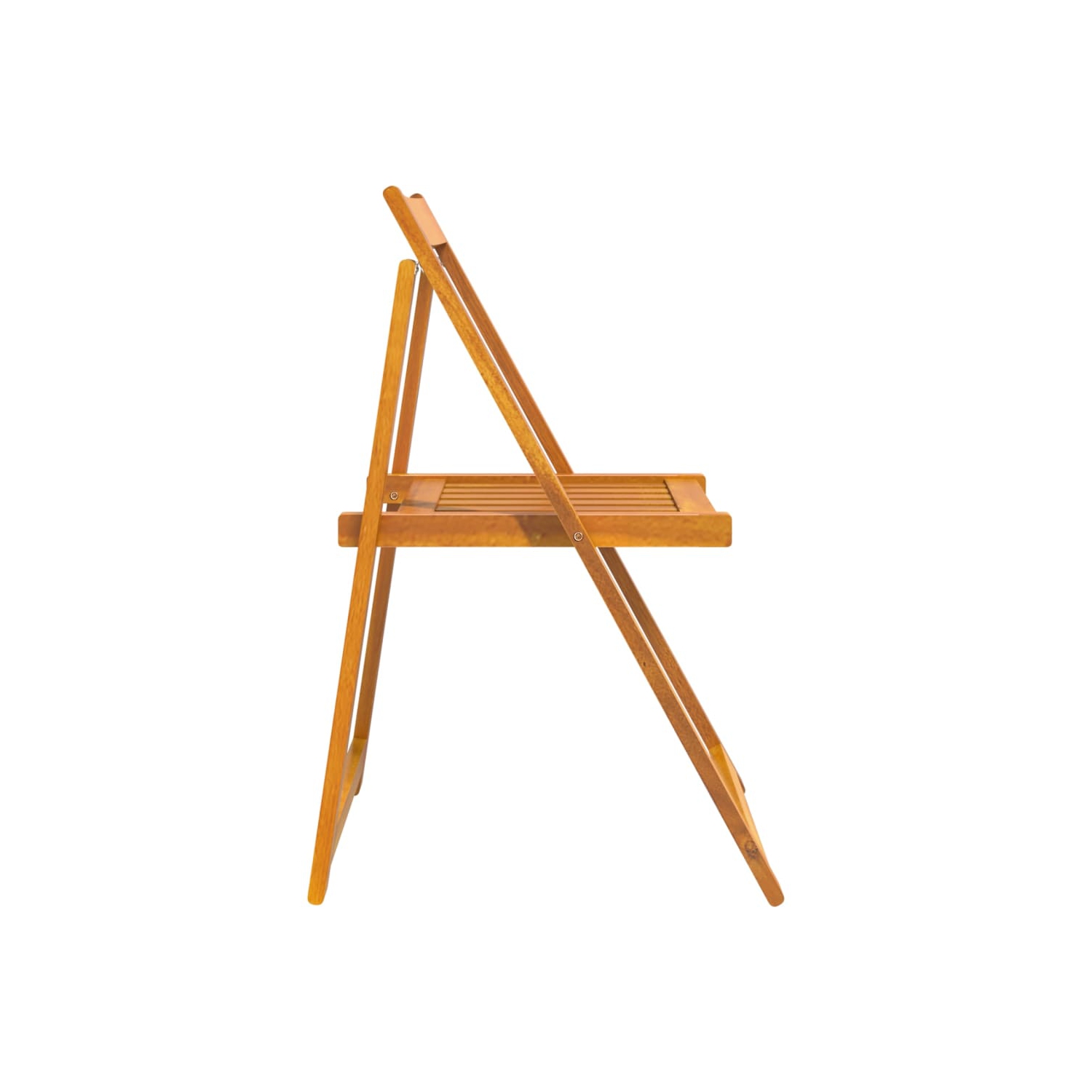 vidaXL Folding Garden Chairs 6 pcs Solid Wood Acacia