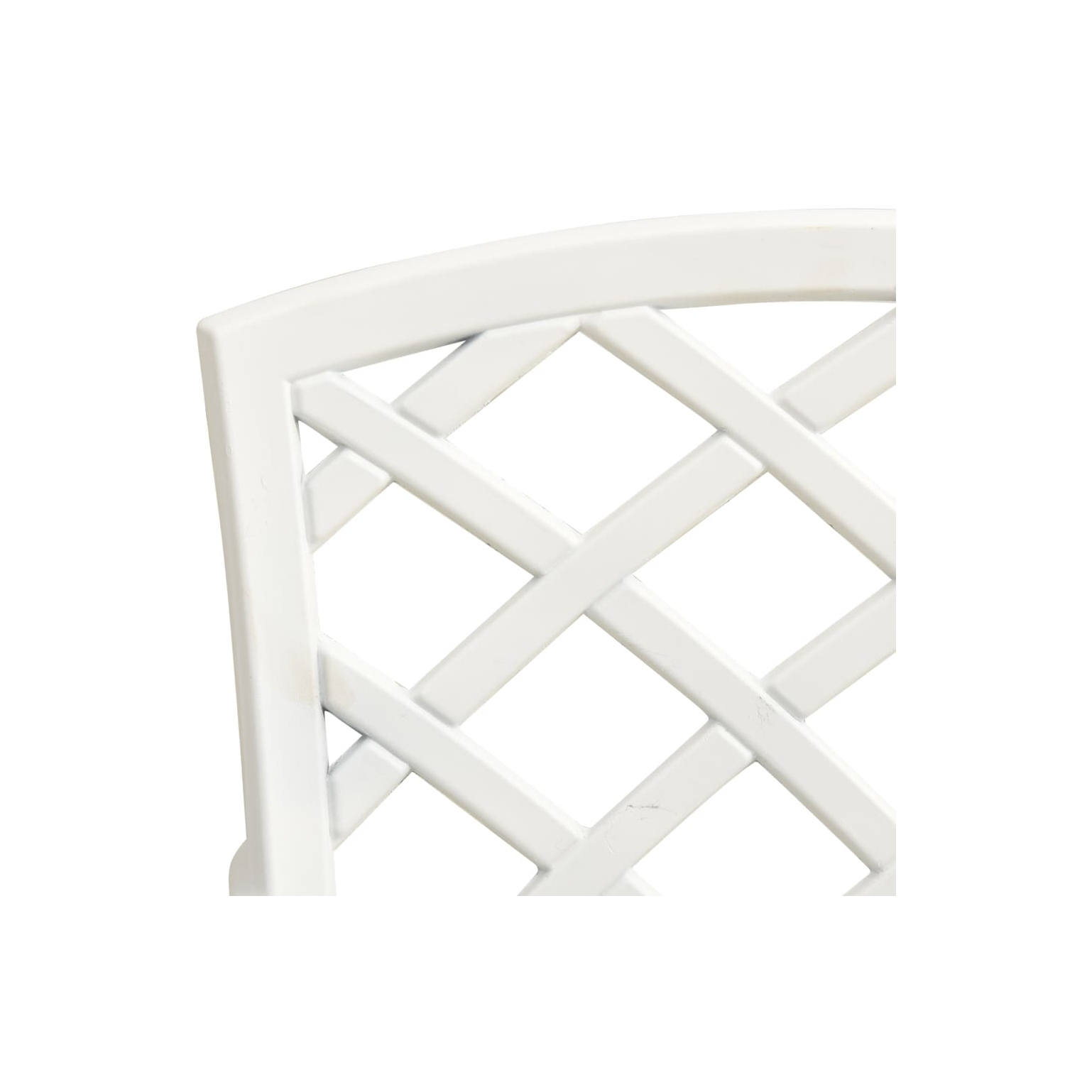 vidaXL Garden Chairs 6 pcs Cast Aluminium White