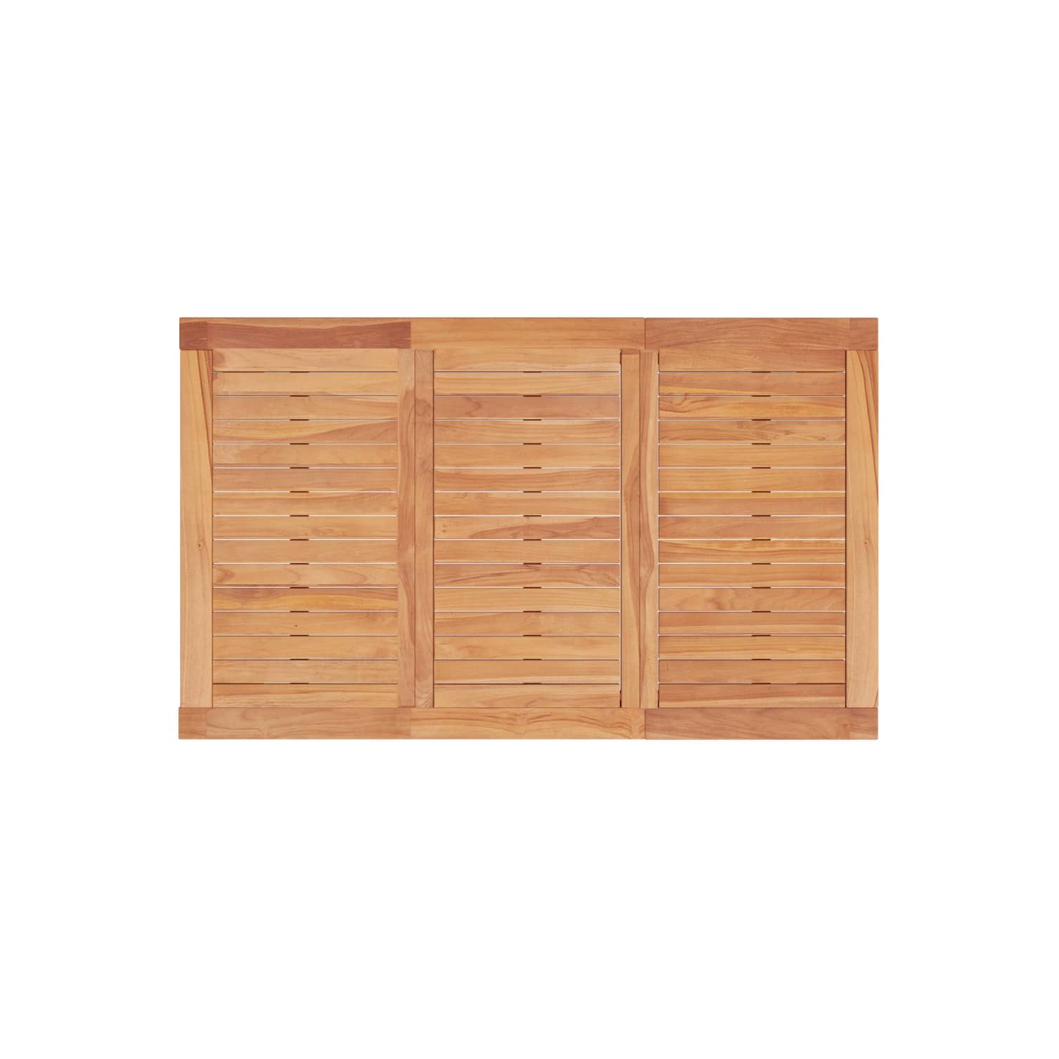 vidaXL Garden Dining Table 150x90x75 cm Solid Wood Teak