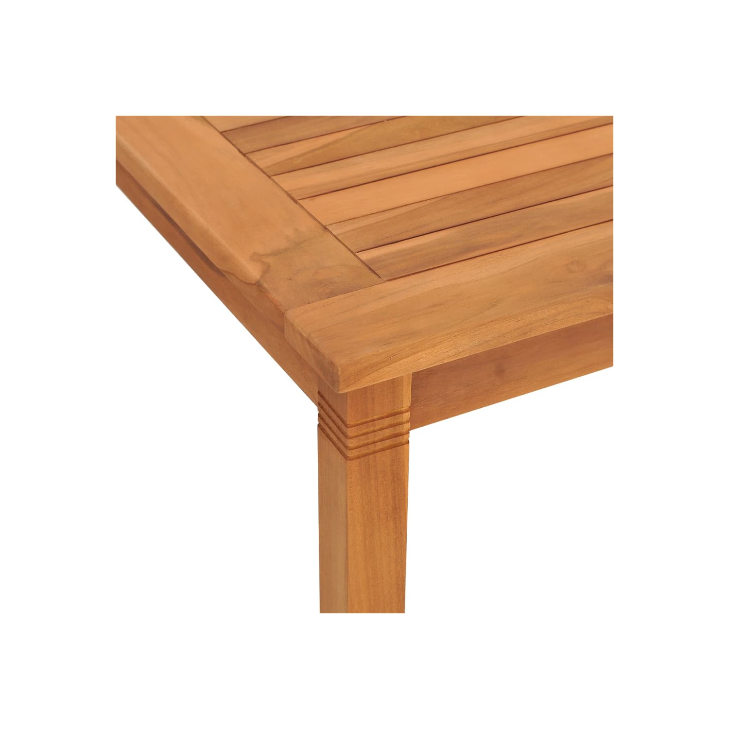 vidaXL Garden Dining Table 150x90x75 cm Solid Wood Teak