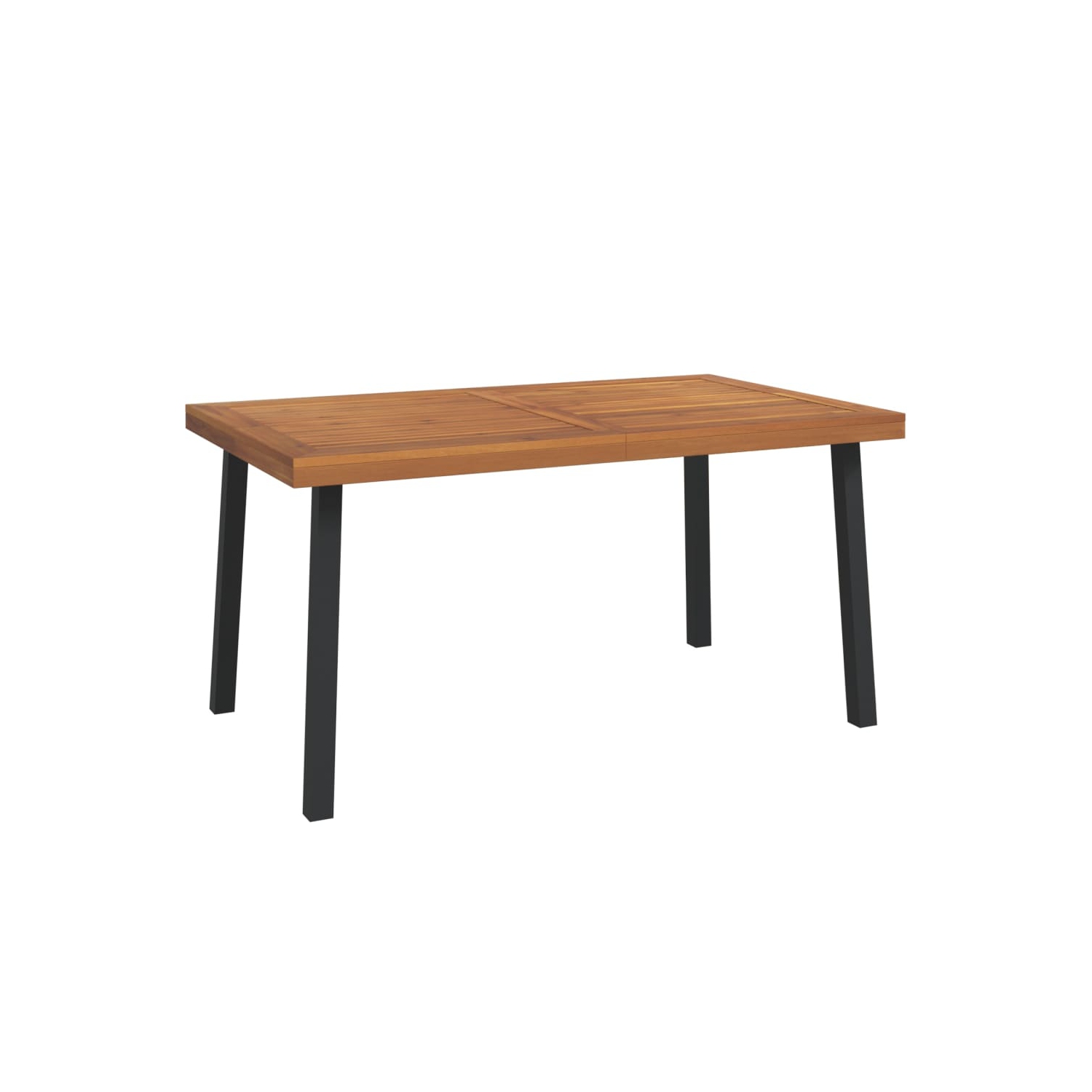 vidaXL Garden Table 150x90x75 cm Solid Wood Acacia