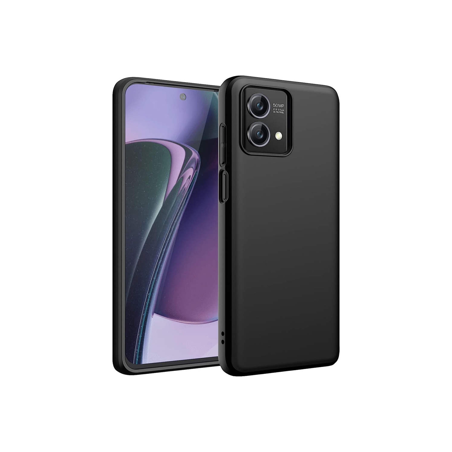 [CSmart] Thin TPU Jelly Bumper Soft Case Back Cover for Motorola Moto G Play, Black