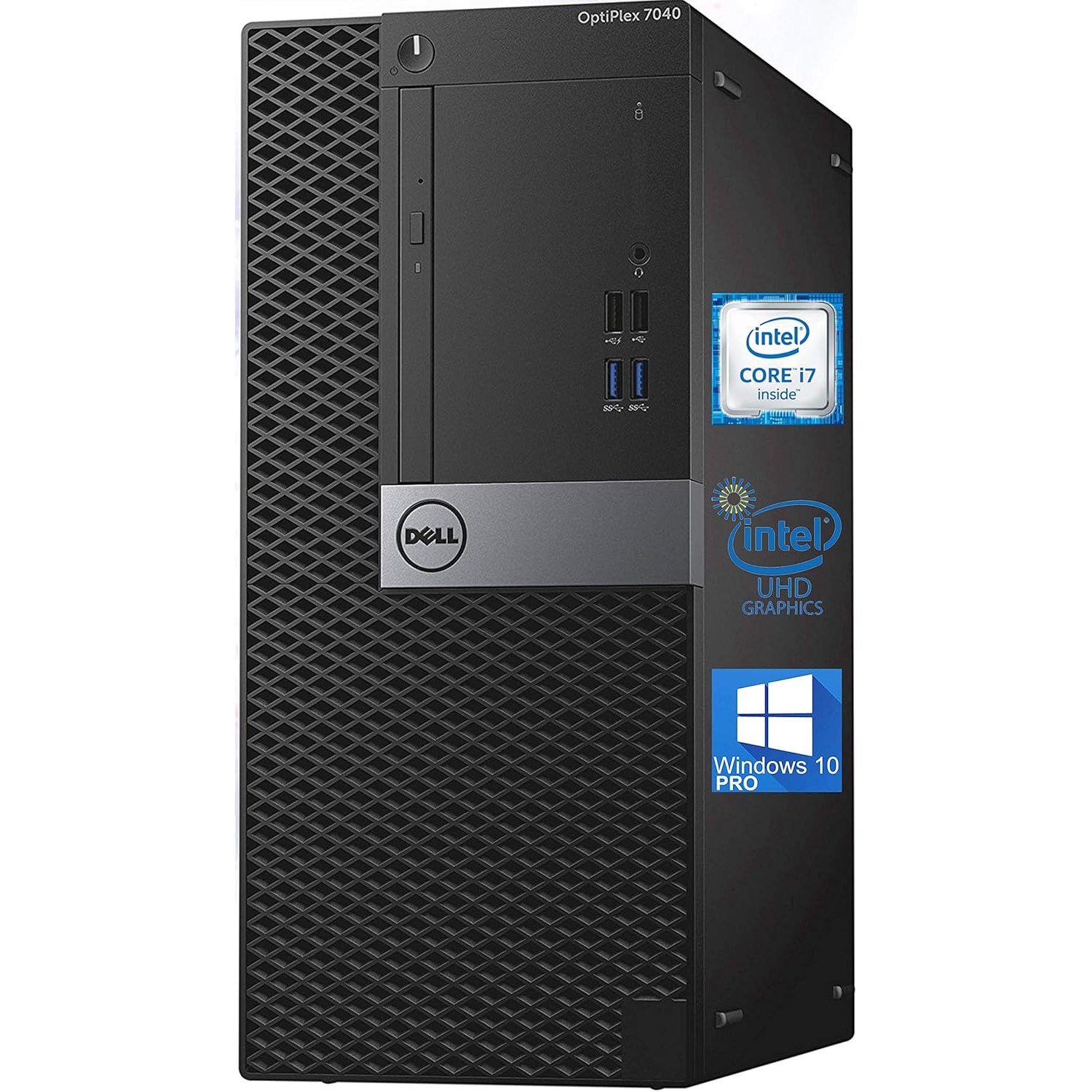 Refurbished Dell OptiPlex 7040, Tower Intel HD Graphics 530,i7-6700, 16GB, 256GB, PCIe, 2 Years Warranty, 100715-20966