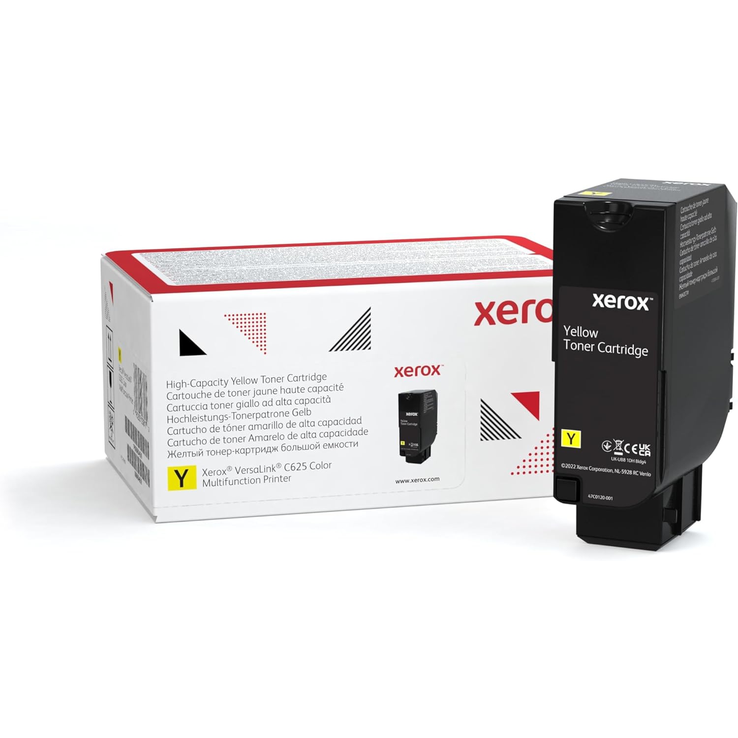 Xerox – Cartouche de toner jaune haute capacité VersaLink C625, rendement de 16.000 pages, EXPÉDITION GRATUITE 006R04639