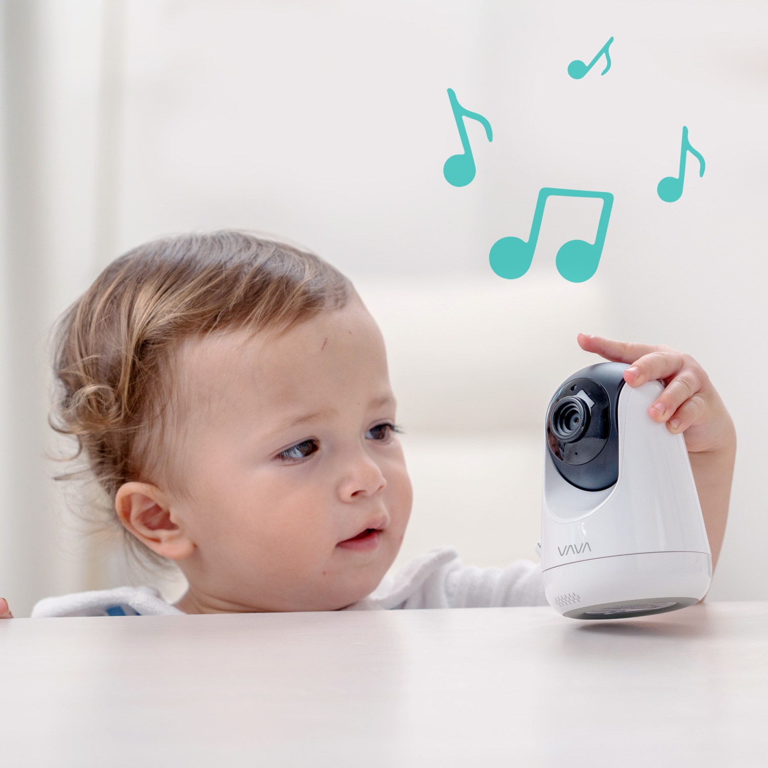 VAVA 8" 1080P HD Video Baby Monitor Split View, Night Vision, Zoom/Pan/Tilt & 2-Way Audio