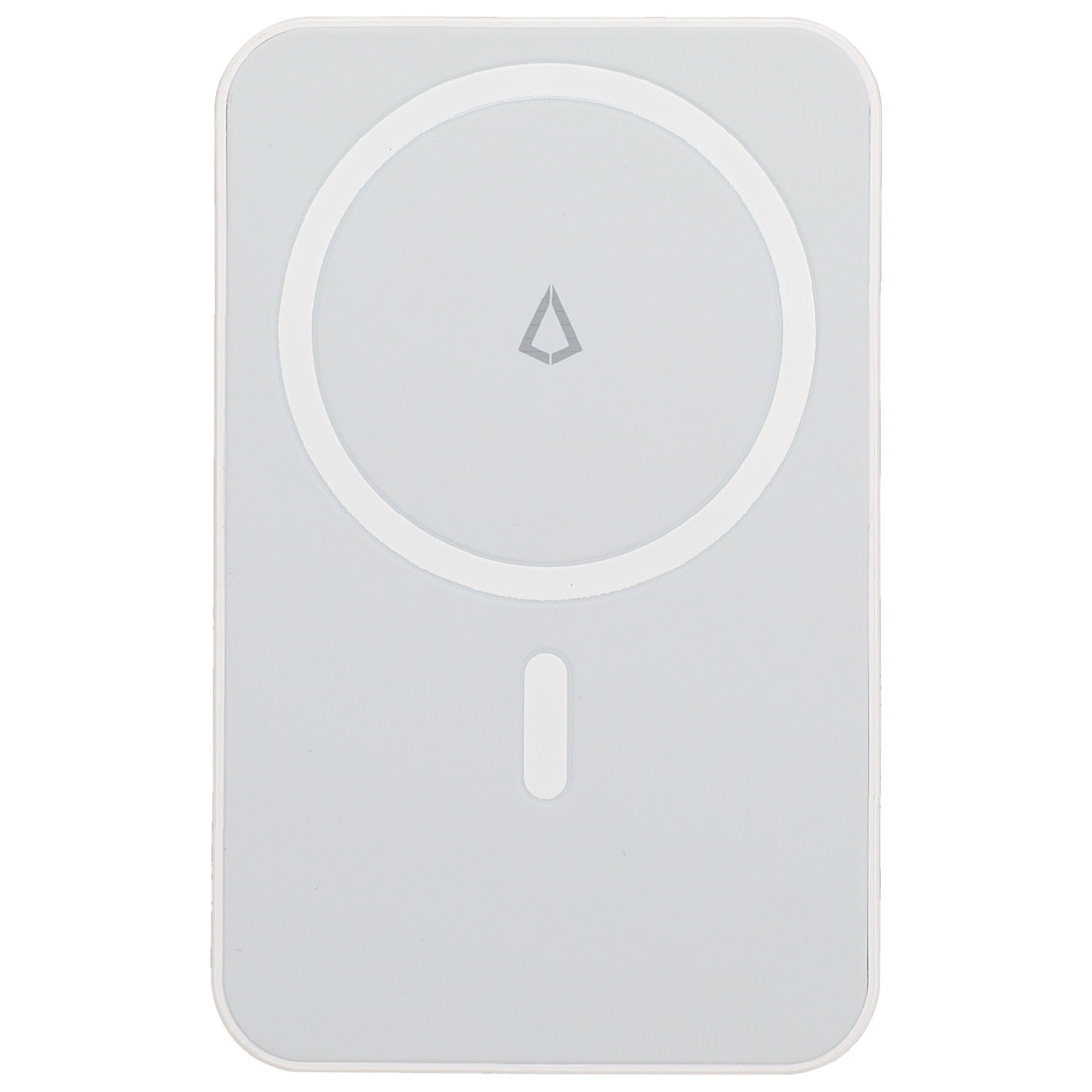 Chargeur portable sans fil 15 W 5000 mAh avec support de LBT - Blanc