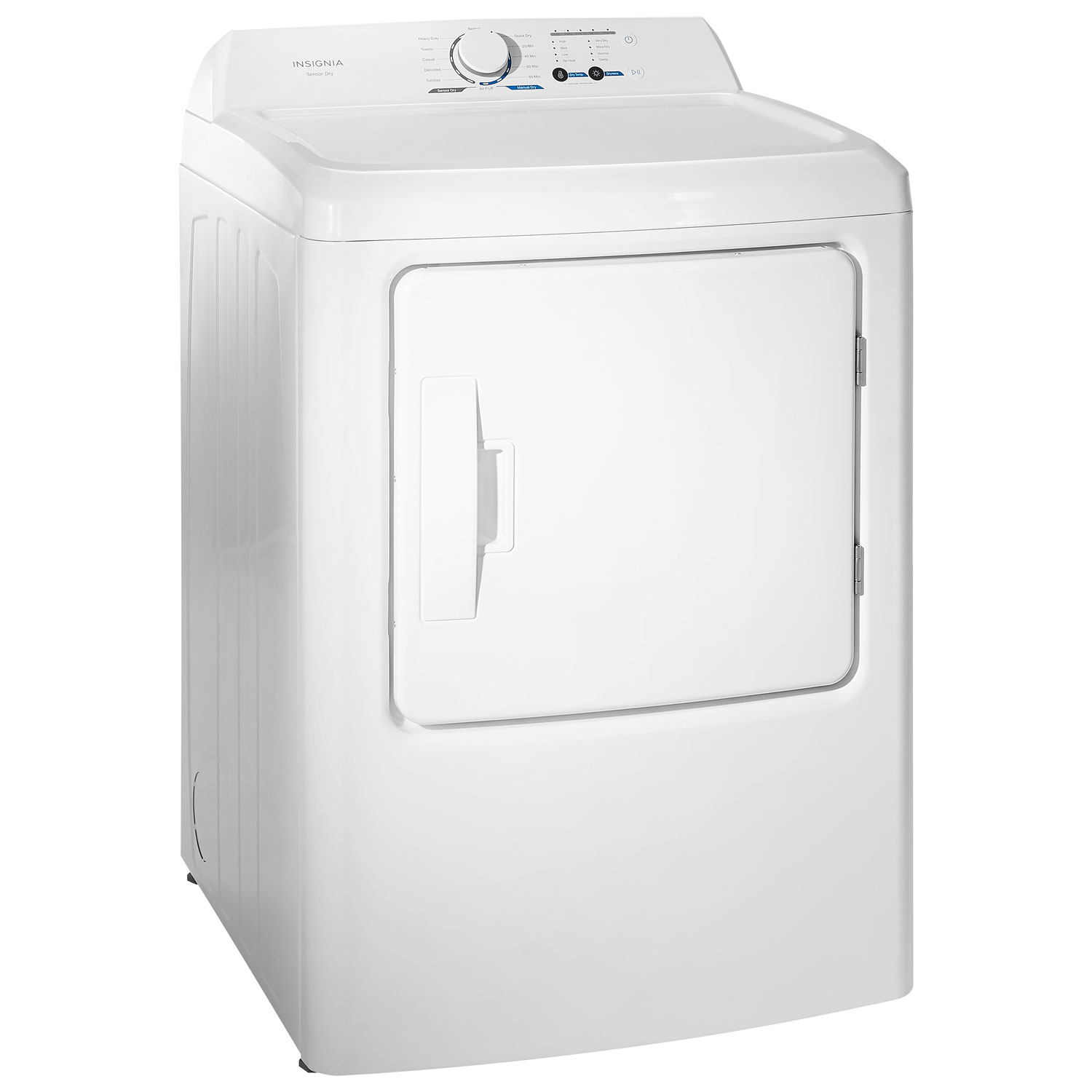 Insignia 6.7 Cu. Ft. Electric Dryer with Sensor Dry - White - Only at Best Buy