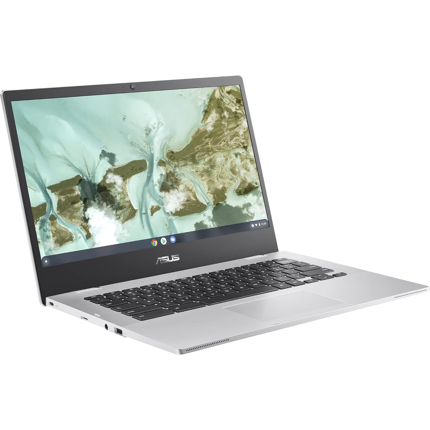 ASUS CX1400CKA-WS01-CB 14" HD Celeron N4500 4GB RAM 64GB SSD Chrome OS Transparent Silver Refurbished Good