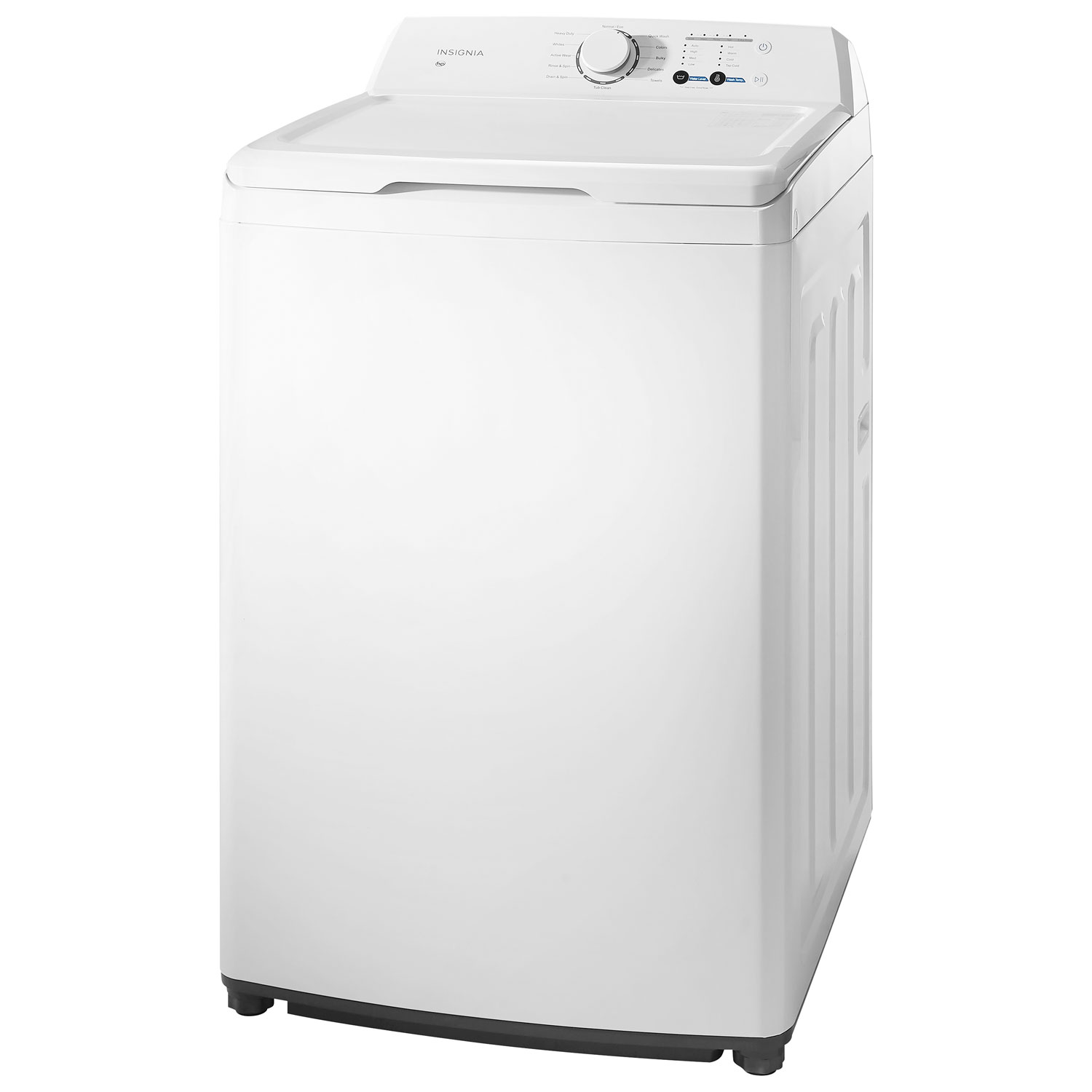 Insignia 4.3 Cu. Ft. High Efficiency 12-Cycle Top Load Washer - White - Only at Best Buy
