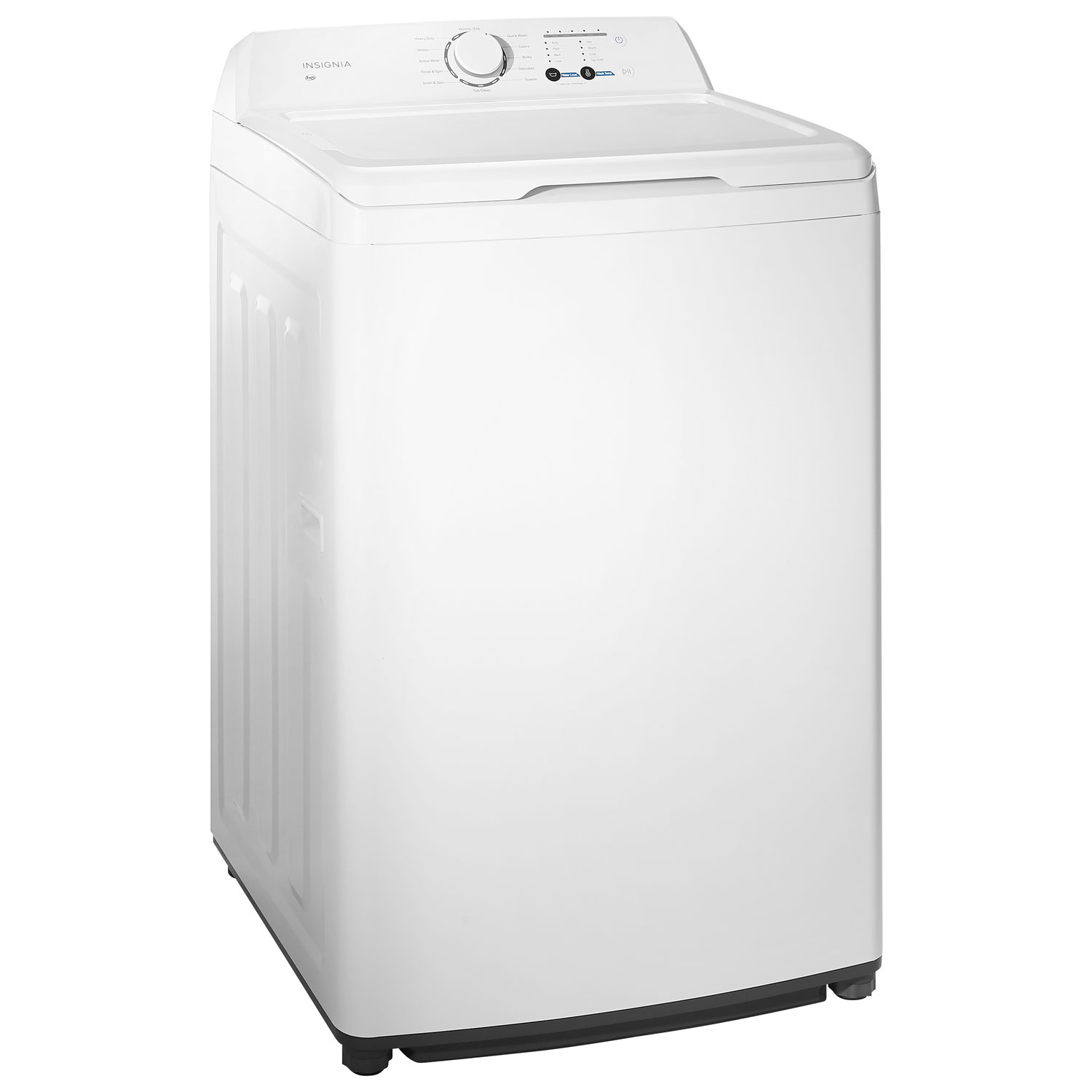 Insignia 4.3 Cu. Ft. High Efficiency 12-Cycle Top Load Washer - White - Only at Best Buy