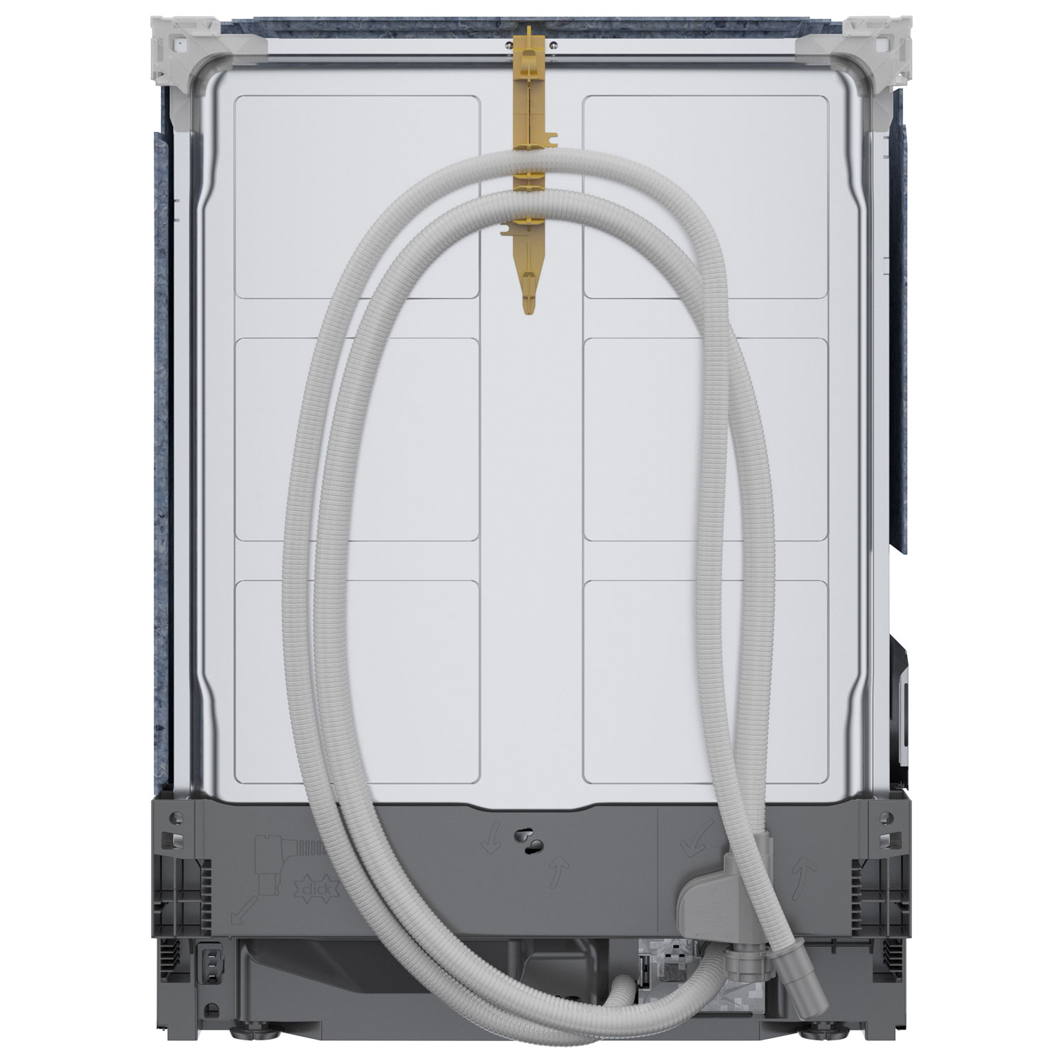 Bosch 300 Series 24" 46dB Built-In Dishwasher with Stainless Steel Tub - Stainless Steel