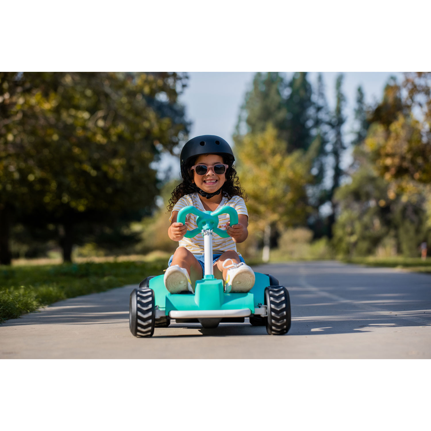 Droyd Zypster Electric Ride-On Go Kart - Ages 3-6 Years - Teal