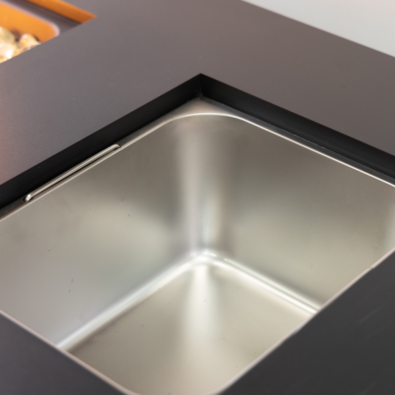 Deko Living 42 Inch Rectangular Outdoor Propane Gas Fire Pit Table 50,000 BTU Heater with Glass Bead Filler and Ice Bucket