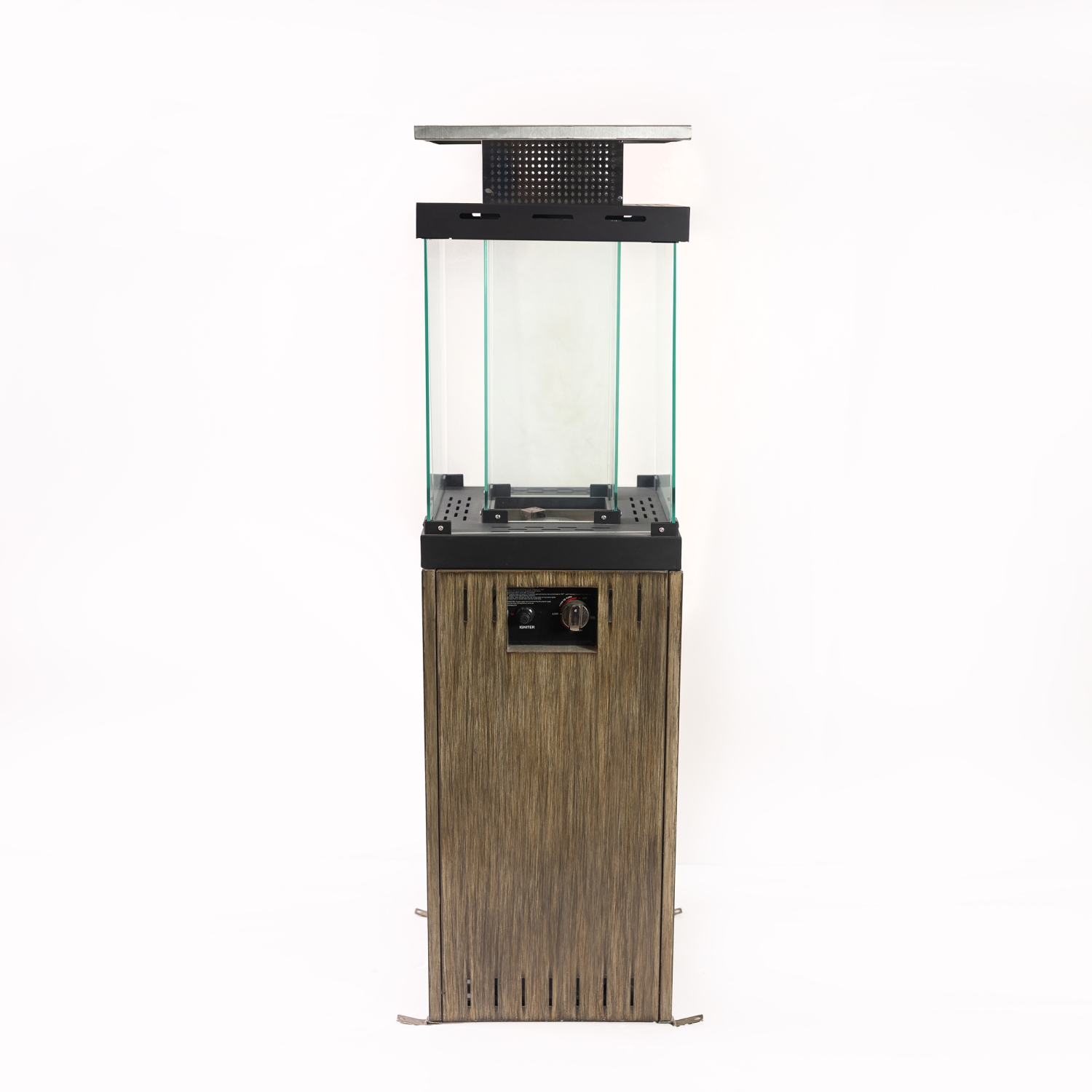 Outdoor Brown 12,500 BTU Propane Patio Column Heater