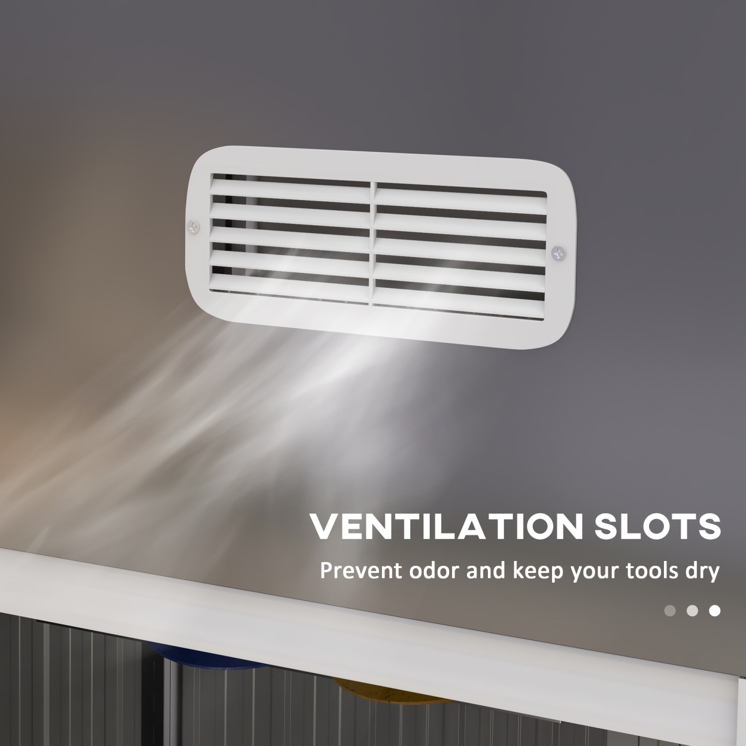Remise de jardin galvanisée Outsunny de 8 x 4 pi avec tablettes ajustables et trousse de base, remise en métal d'extérieur avec portes coulissantes