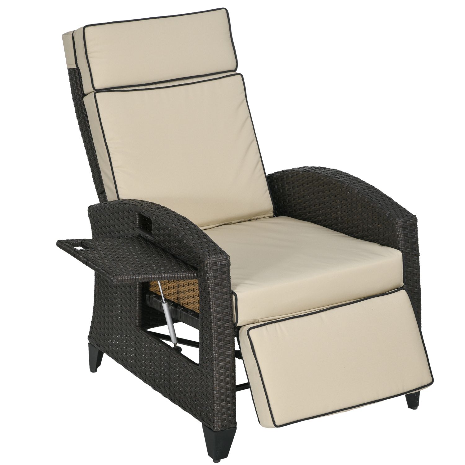 double recliner outdoor chair