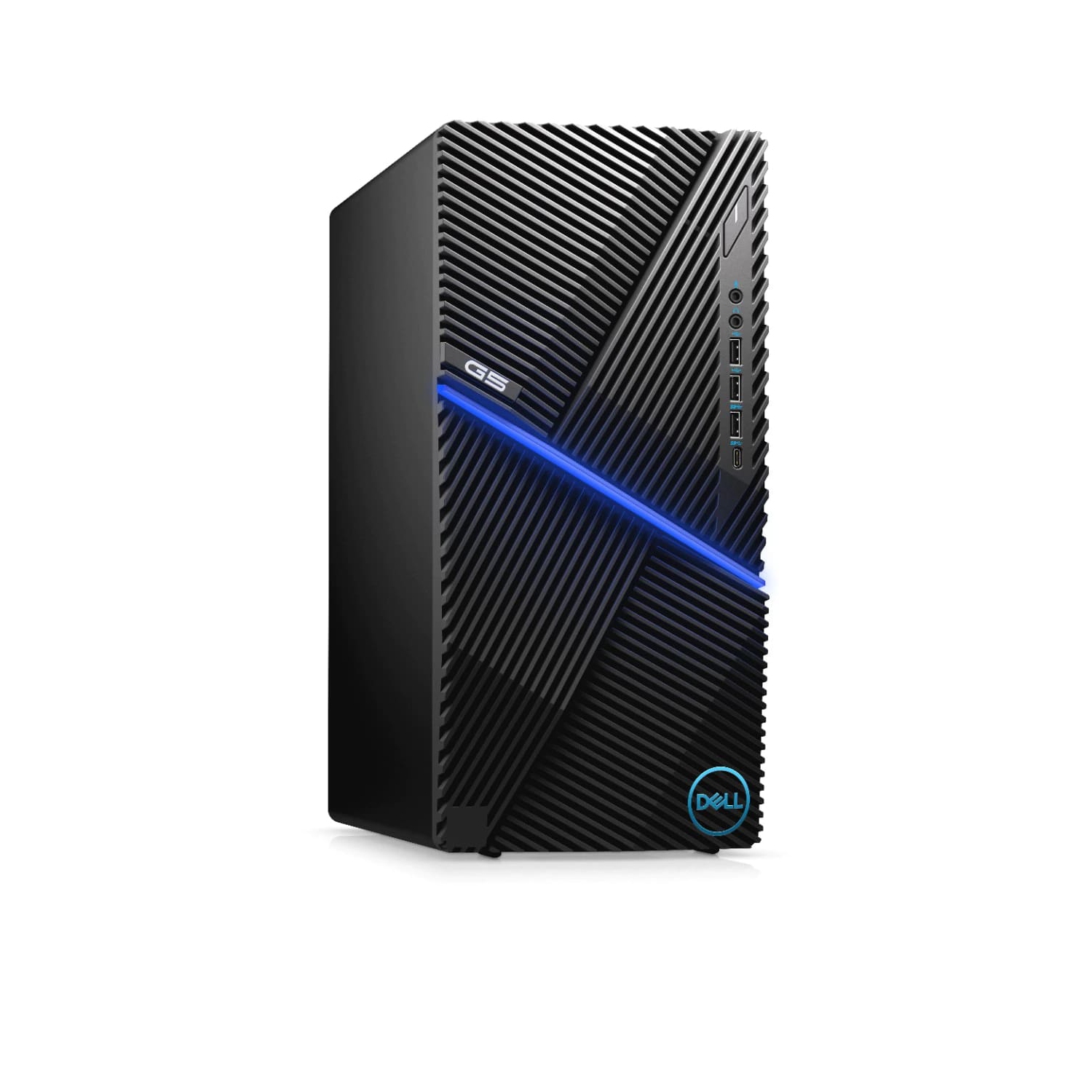 Refurbished (Excellent) Dell G5 5000 Desktop | Core i5-10400F - 8TB SSD Hard Drive - 32GB RAM - Nvidia GeForce GTX 1650 Super | 6 cores @ 4.3 GHz - 4GB GDDR5X Win 10 Pro Black