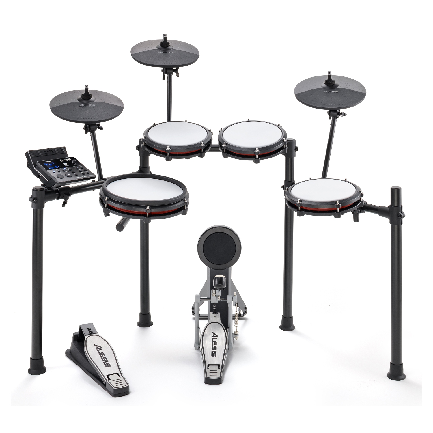 Alesis Nitro Max 8-Piece Electronic Drum Kit with Mesh Heads and 