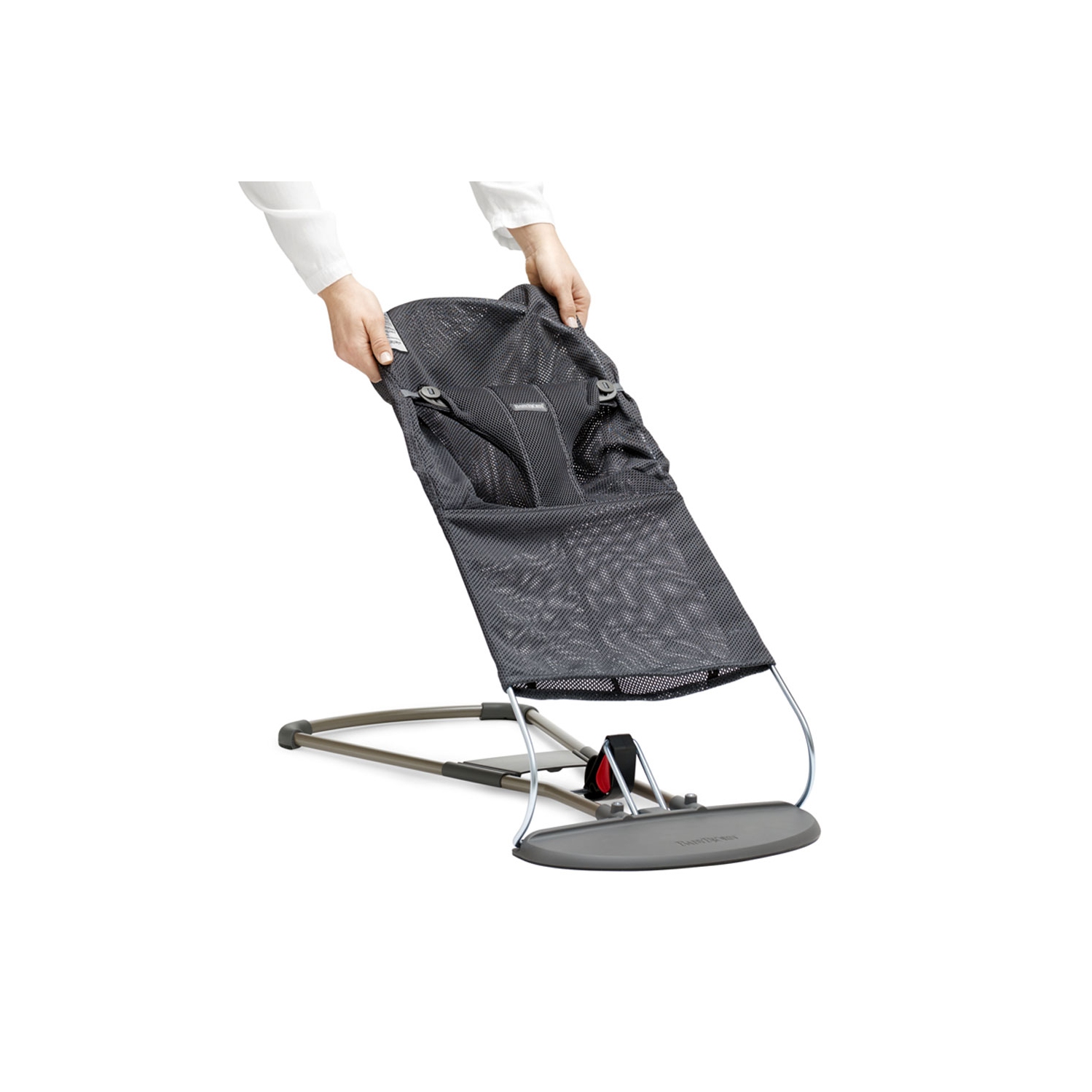 Siège en tissu BabyBjorn pour Bouncer Bliss - 3D maille, anthracite