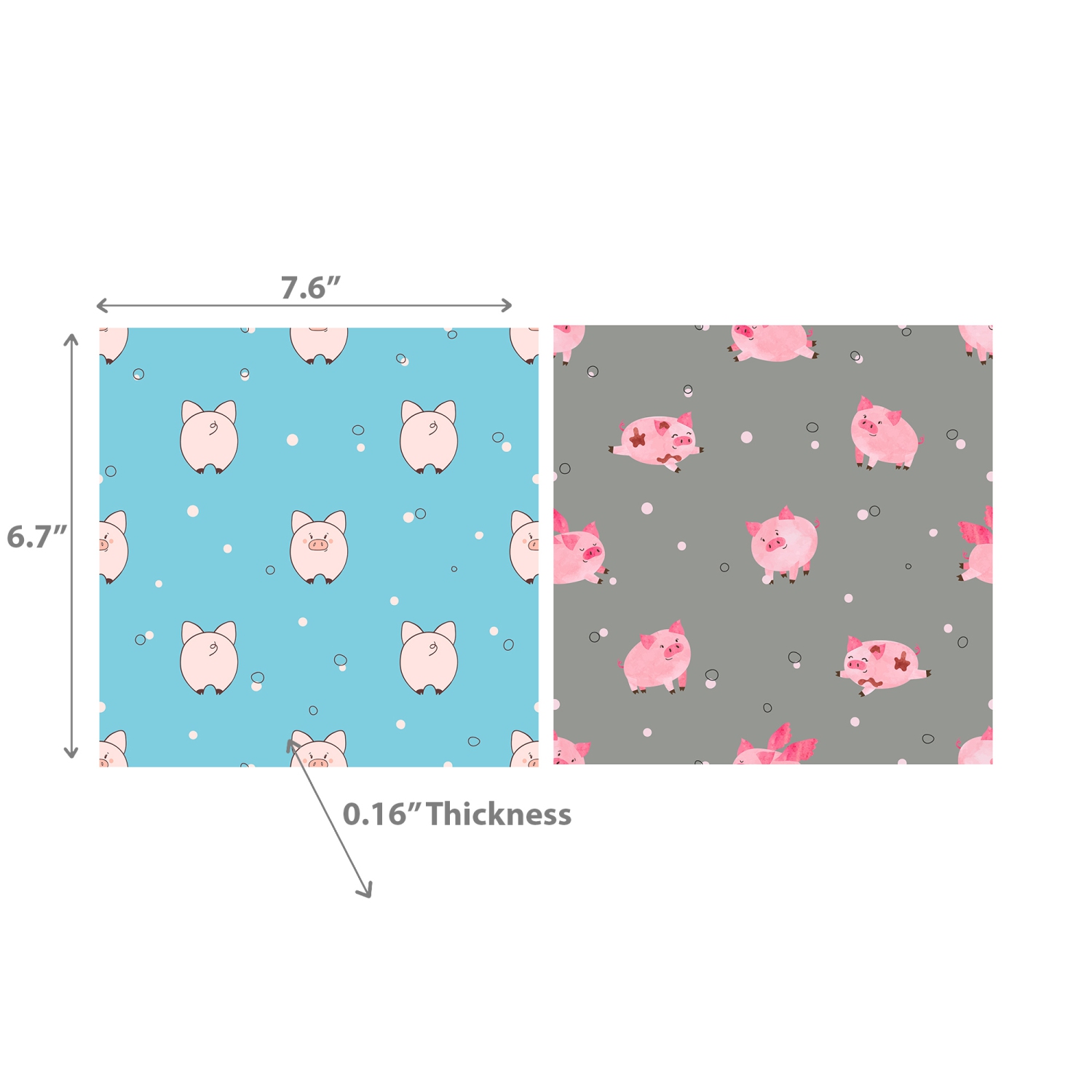 Maison Concepts Swedish Dish Cloth Pigs Set of 2
