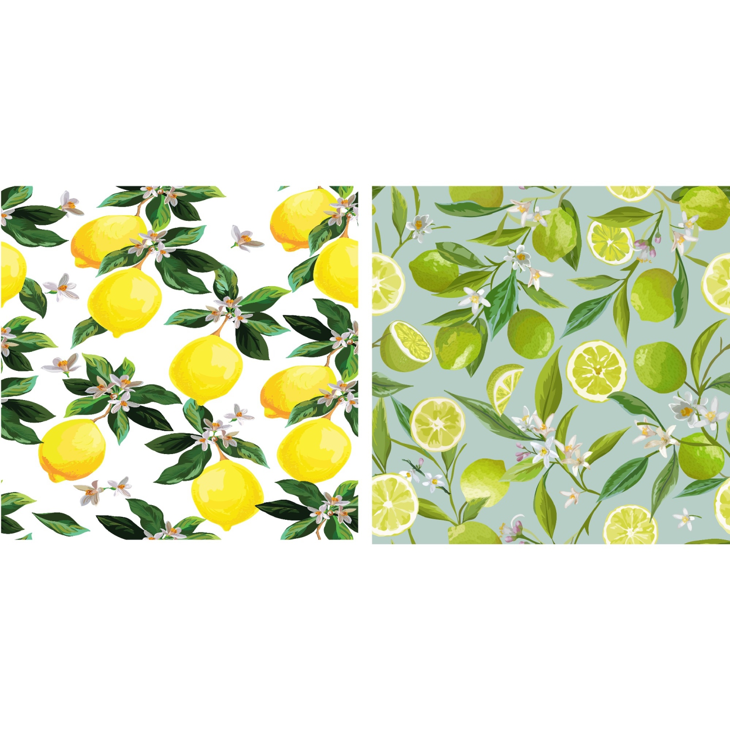 Maison Concepts Swedish Dish Cloth Lime and Lemons Set of 2