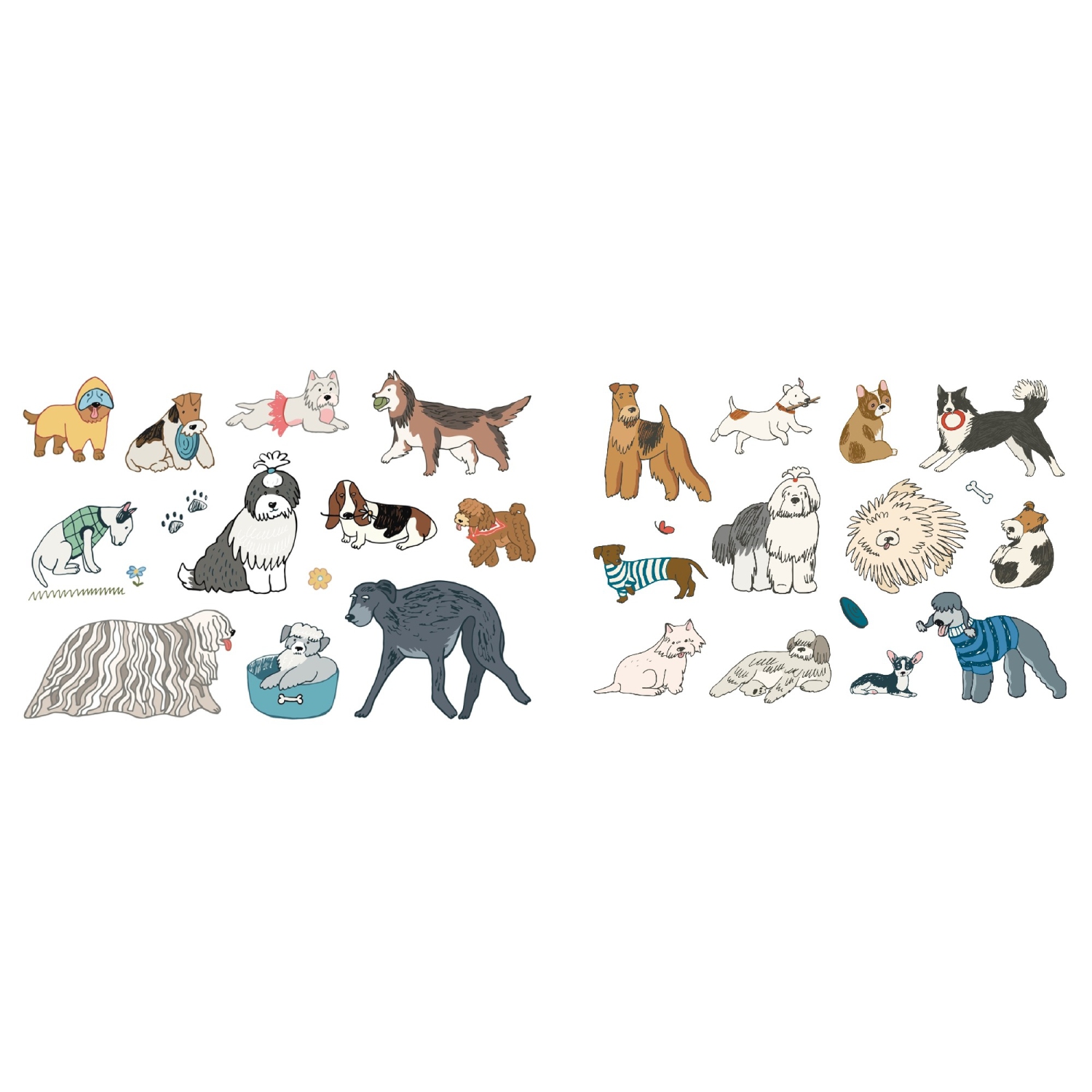 Maison Concepts Swedish Dish Cloth Dogs Set of 2