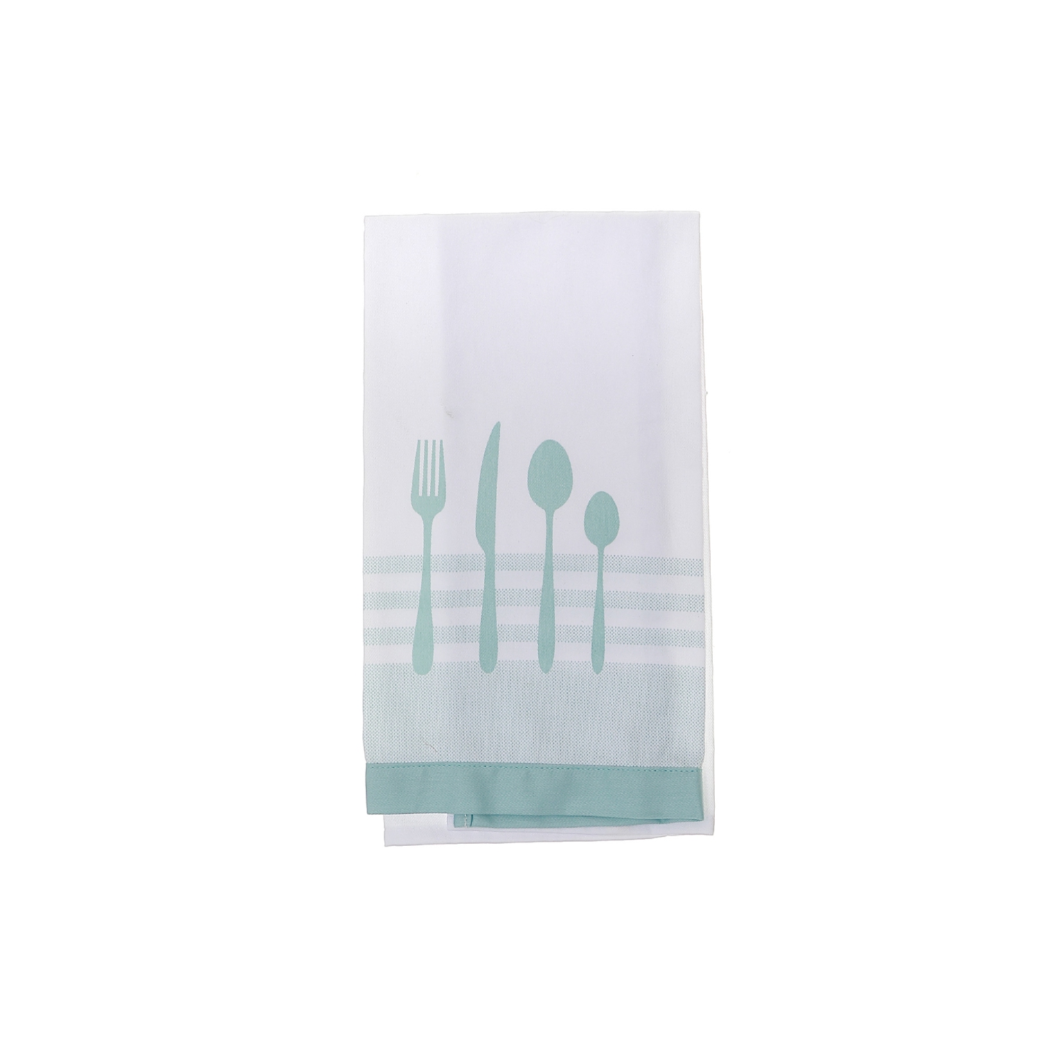 Maison Concepts Utensil Front Stitched Tea Towel Blue - Set of 6