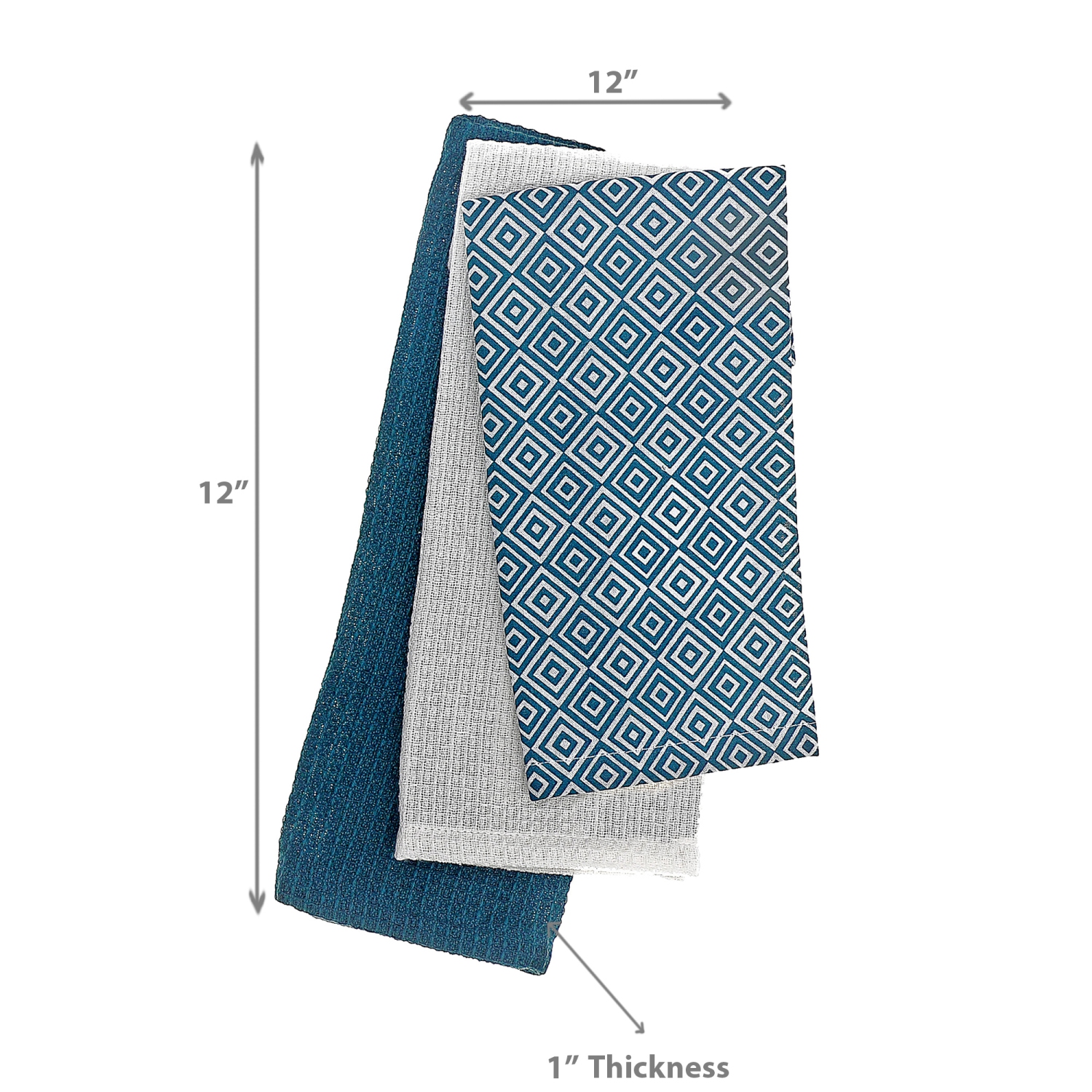 Maison Concepts Dish Cloth Set Of 3 PCs Geometric - Set of 2