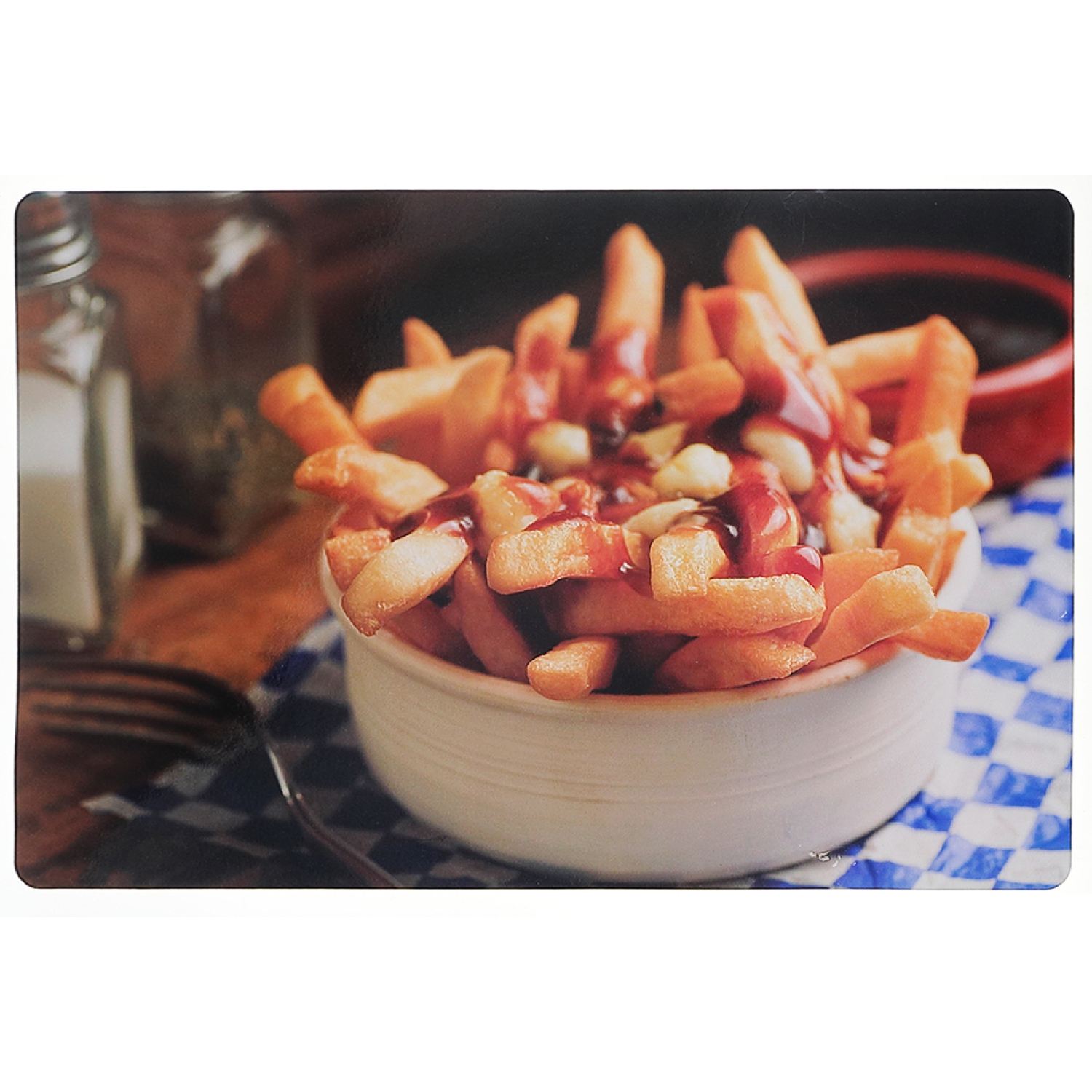 Maison Concepts Plastic Placemat Poutine 12 X 18 - Set of 12