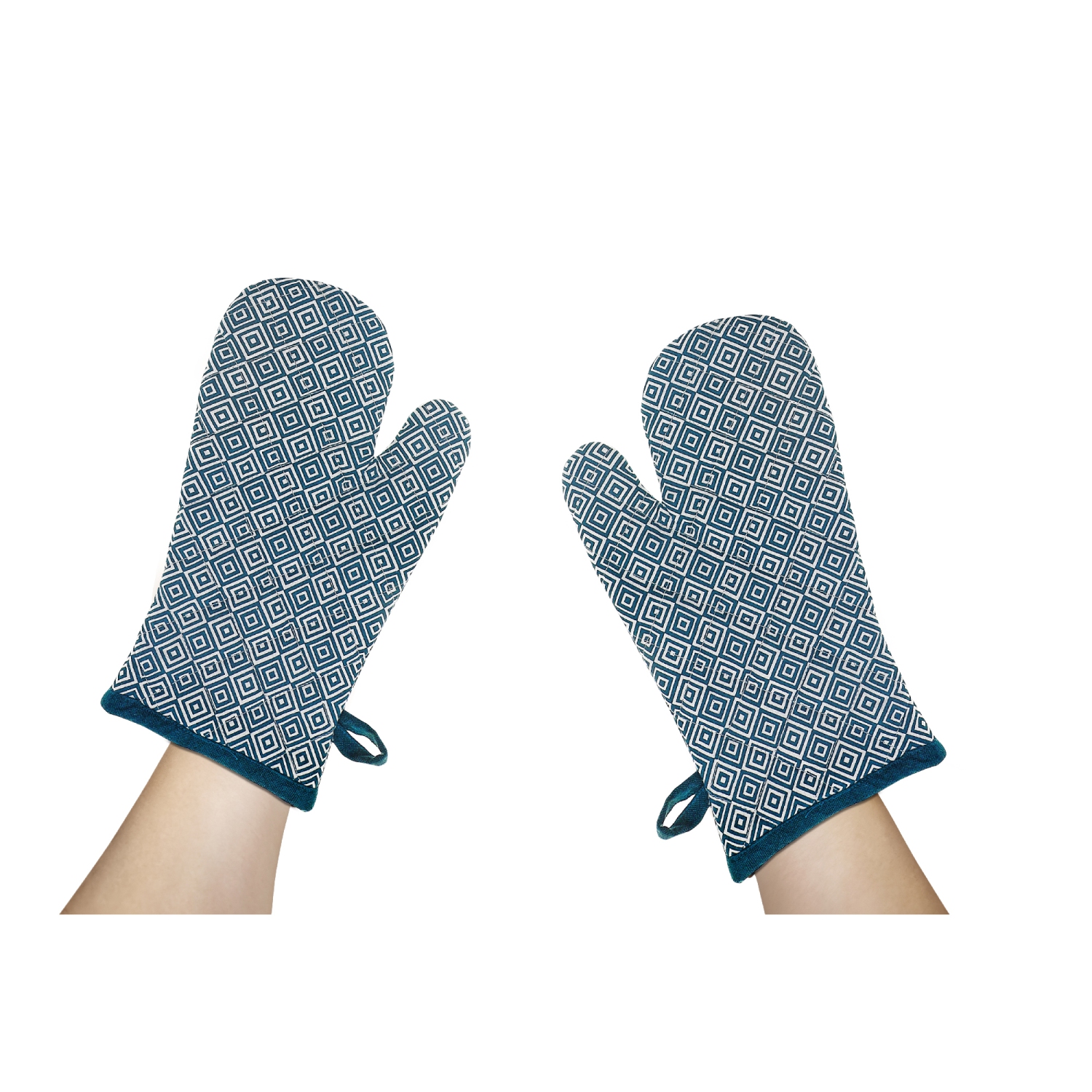 Maison Concepts Cotton Oven Mitt Geometric - Set of 2