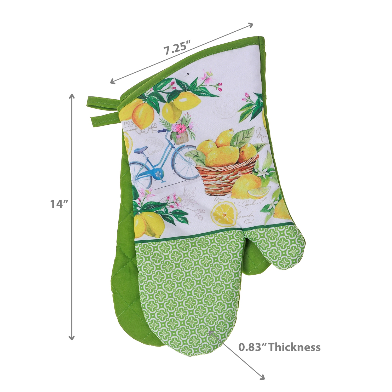 Maison Concepts Oven Mitts 2PC Lemon Fruit - Set of 2