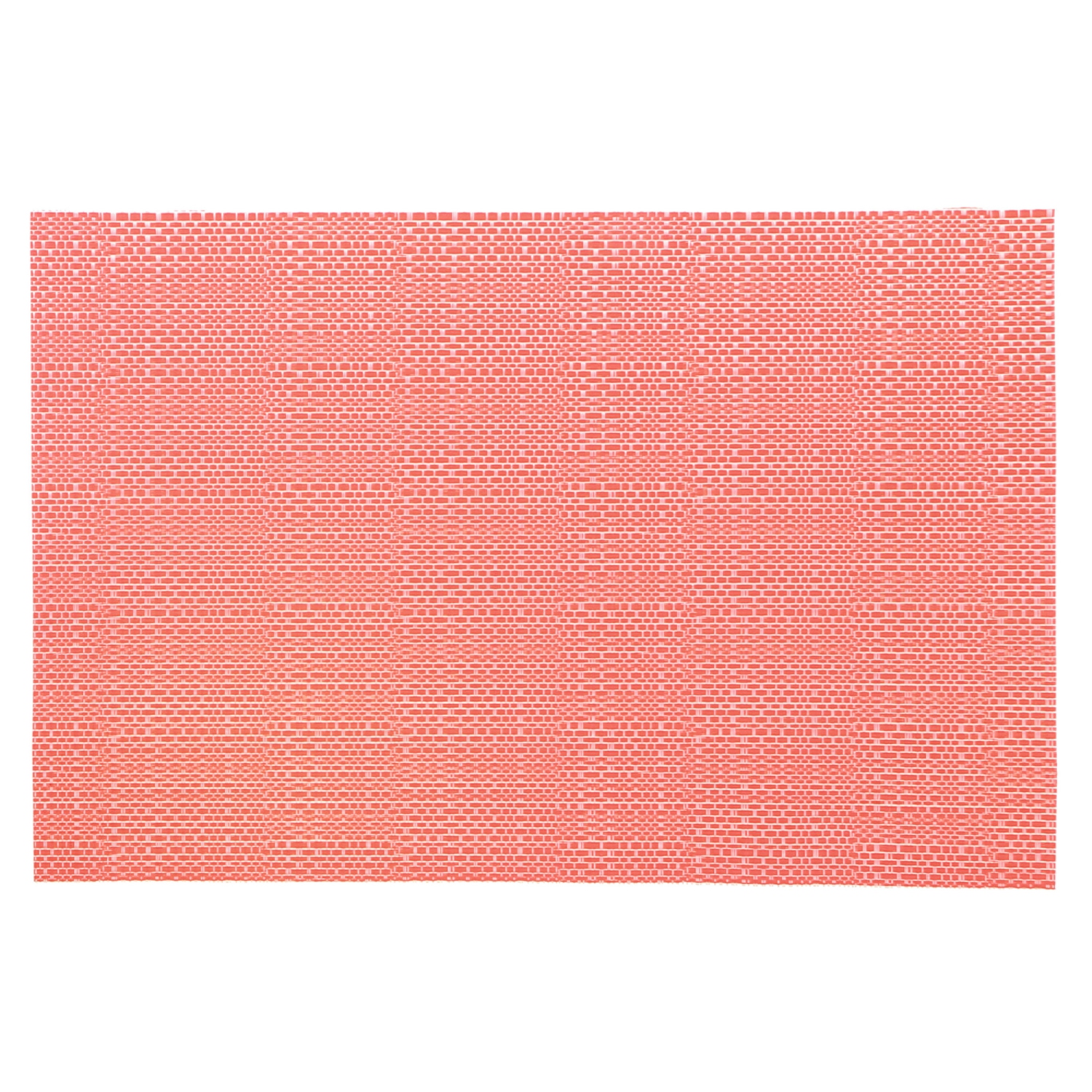 Maison Concepts Vinyl Placemat Linen Coral 12 X 18 - Set of 12