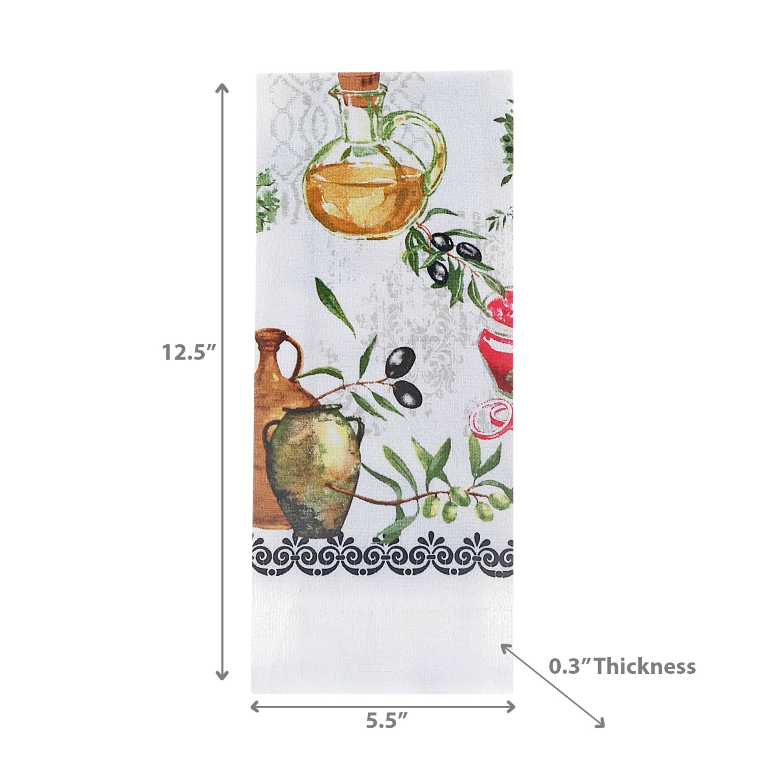 Maison Concepts Hand Towel Olives - Set of 6