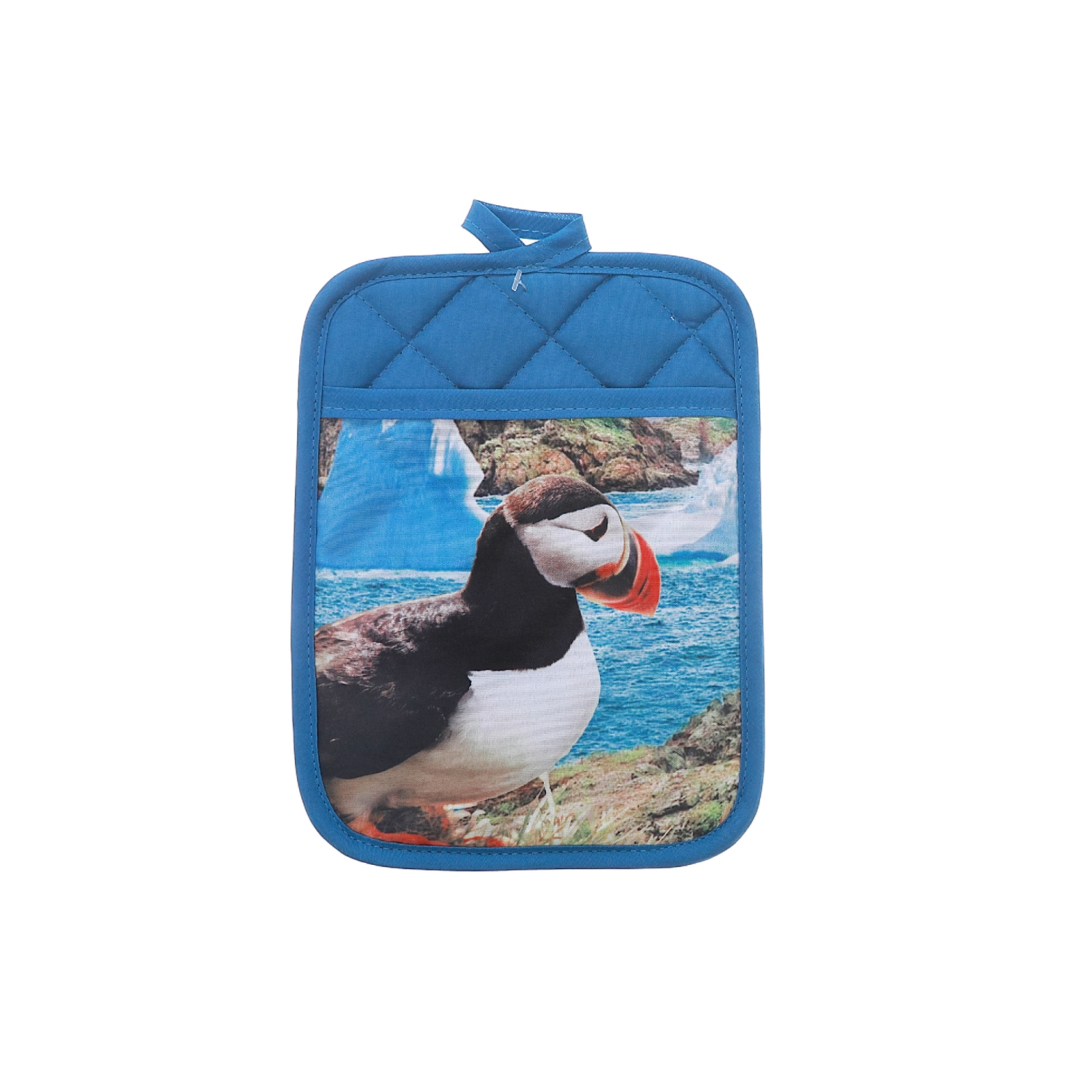 Maison Concepts Pot Holder With Pocket Puffin - Set of 6
