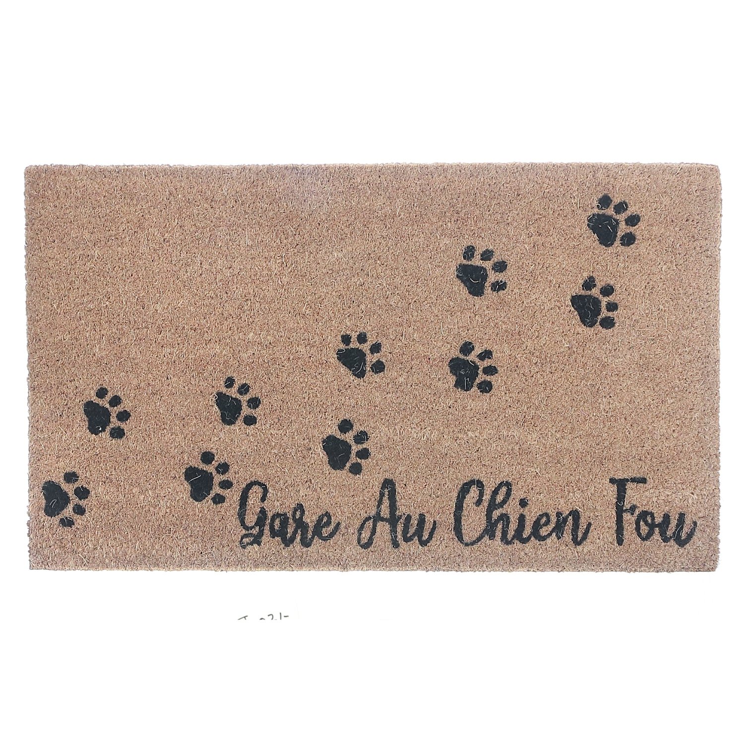 Maison concepts tapis de porte de coco Gare au chien fou Paws 18 X 30