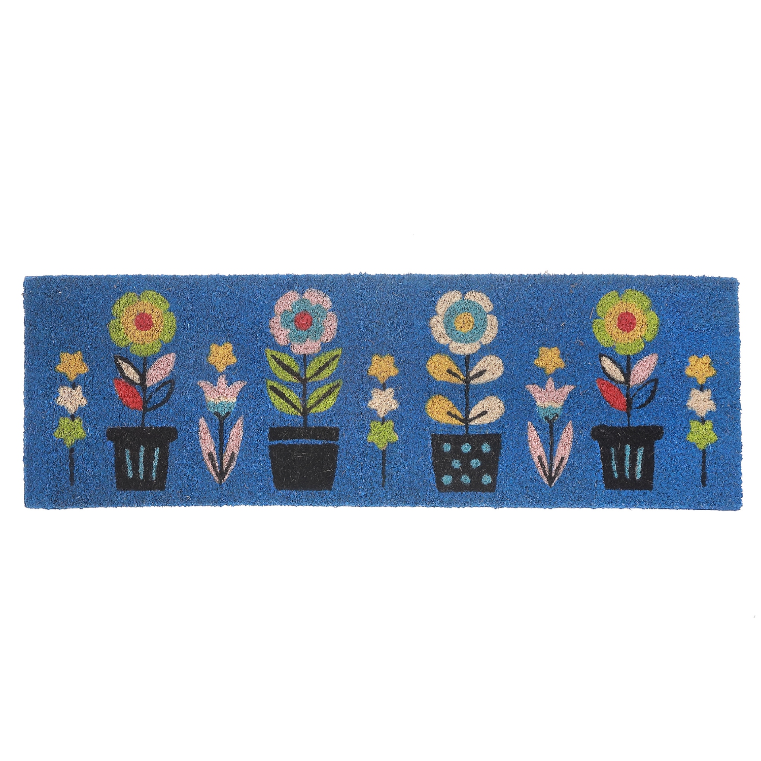 Maison Concepts Coir Door Mat Triple Florals 10 X 30