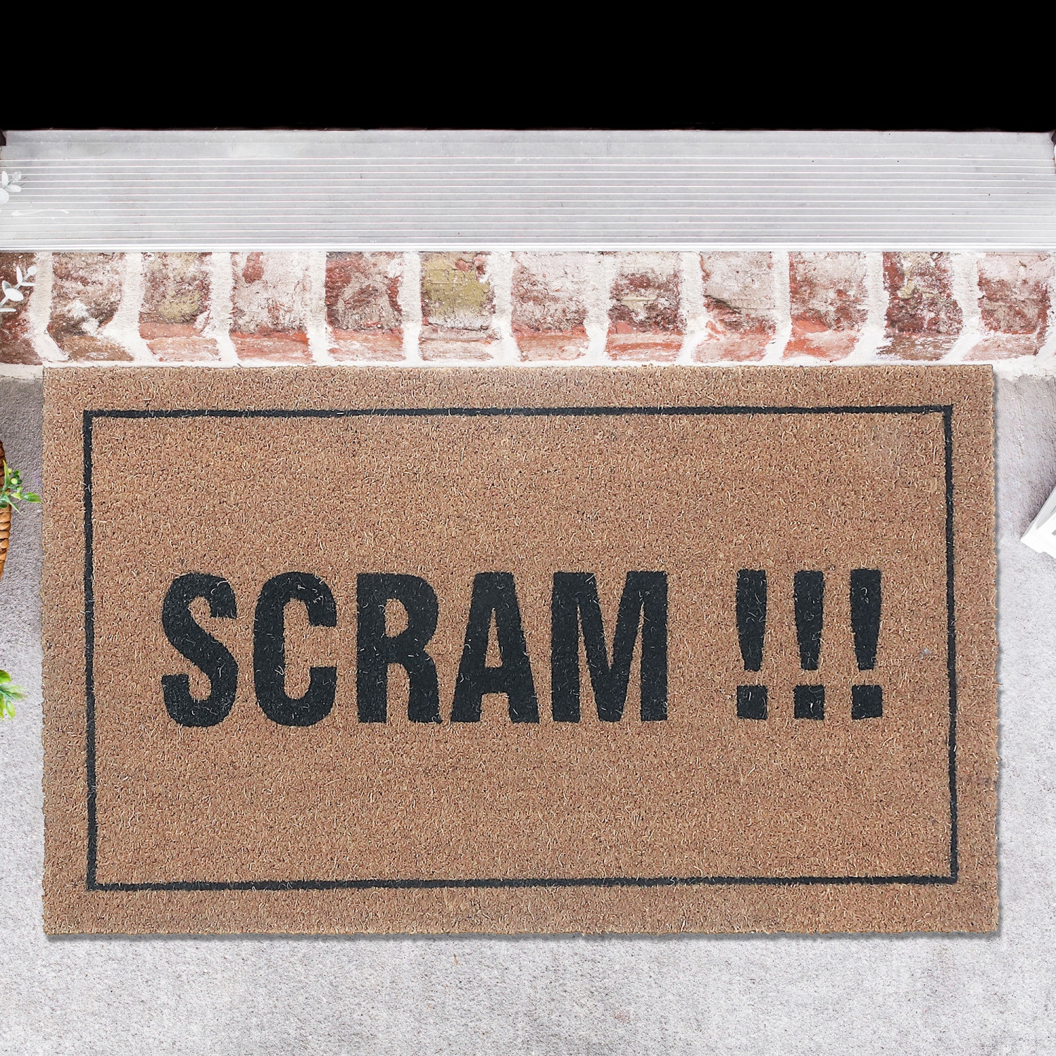 Maison Concepts Coir Door Mat Scram 18 X 30