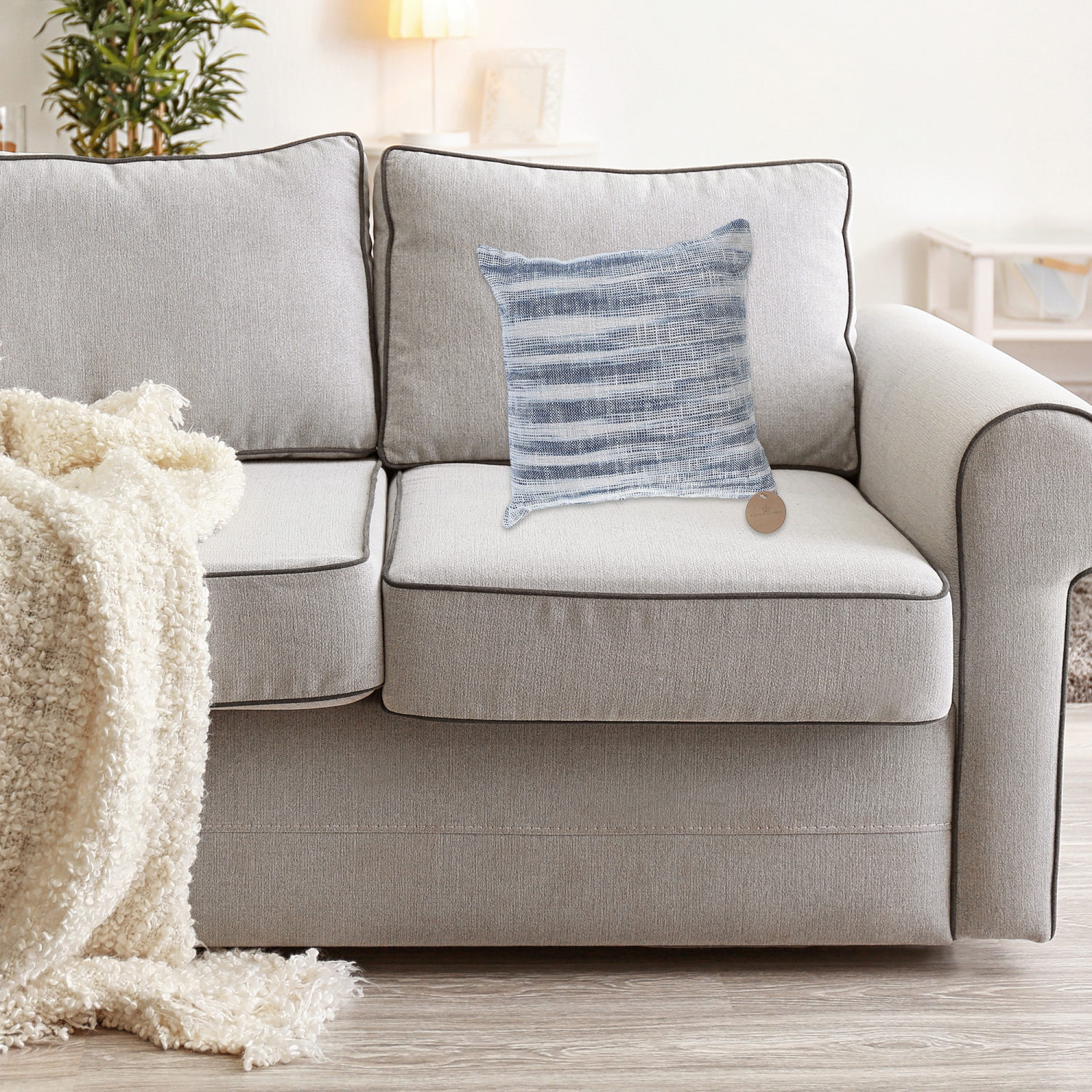 Maison Concepts Cotton Slub Tie Dye Cushion 18 X 18 - Set of 2