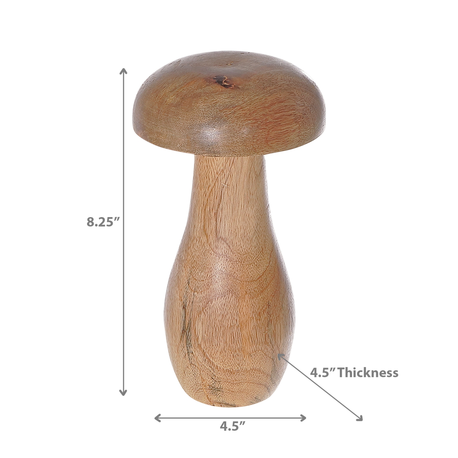 Maison Concepts Mango Wood Decorative Mushroom Large