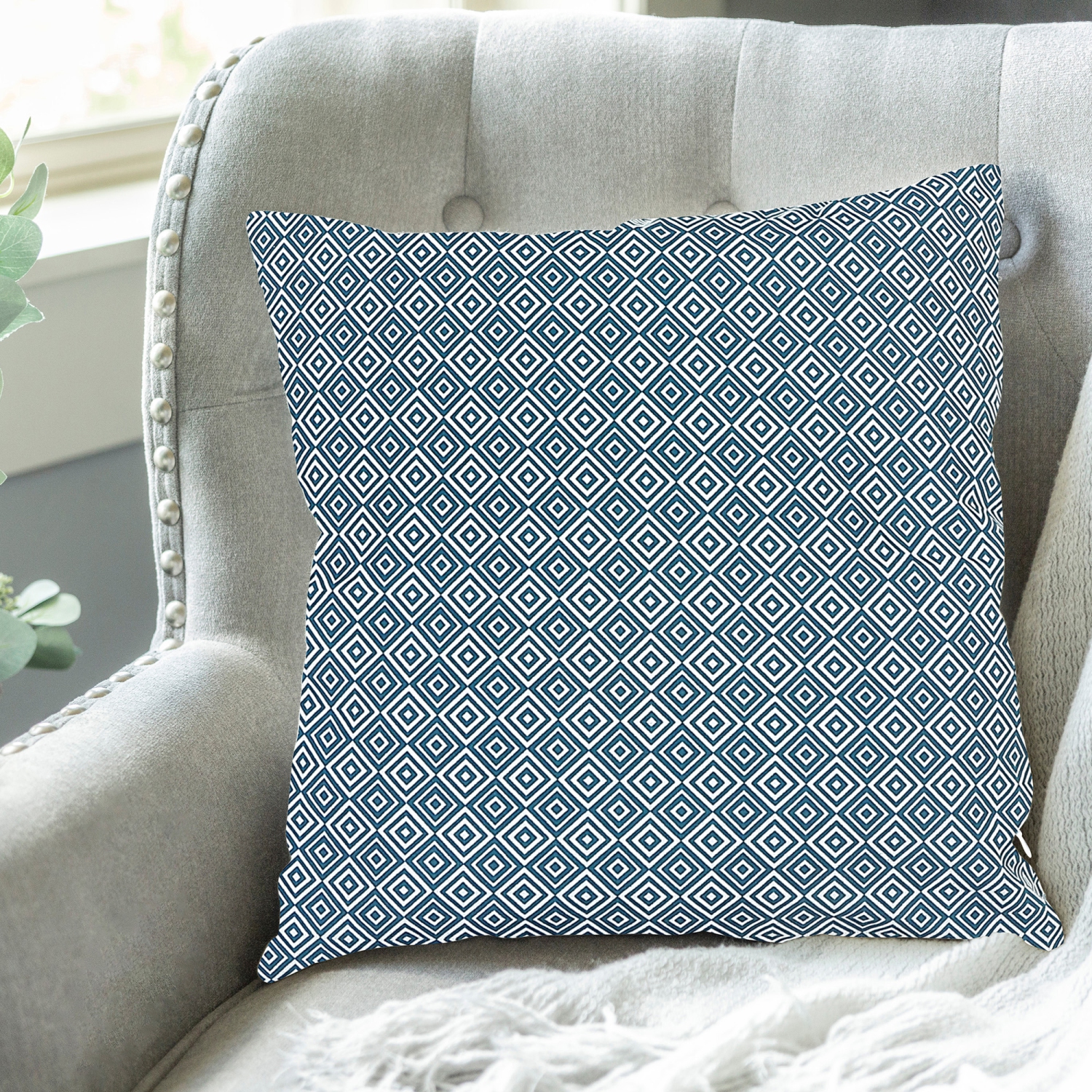 Maison Concepts Cotton Cushion Geometric 18 X 18 - Set of 2