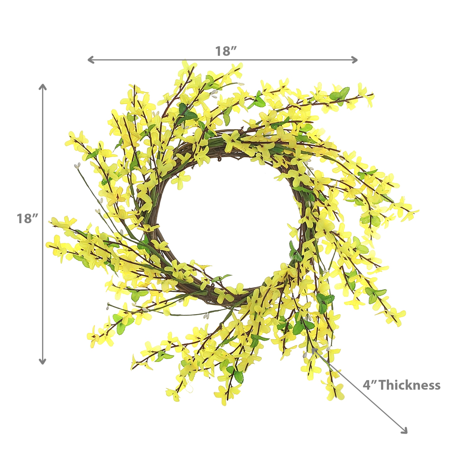 Maison Concepts Yellow Jasmine Wreath
