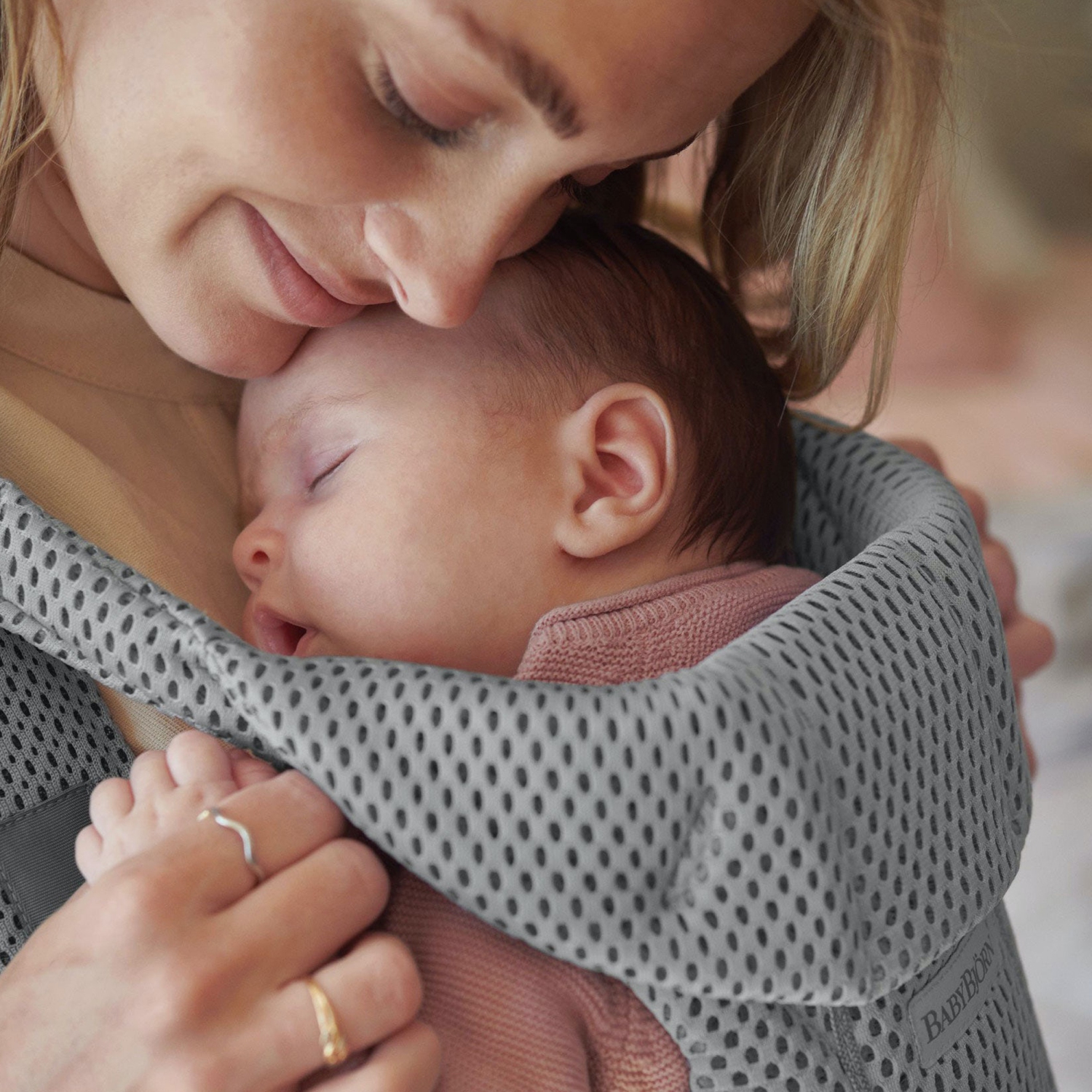 BabyBjorn Baby Carrier Free - 3D Mesh, Grey