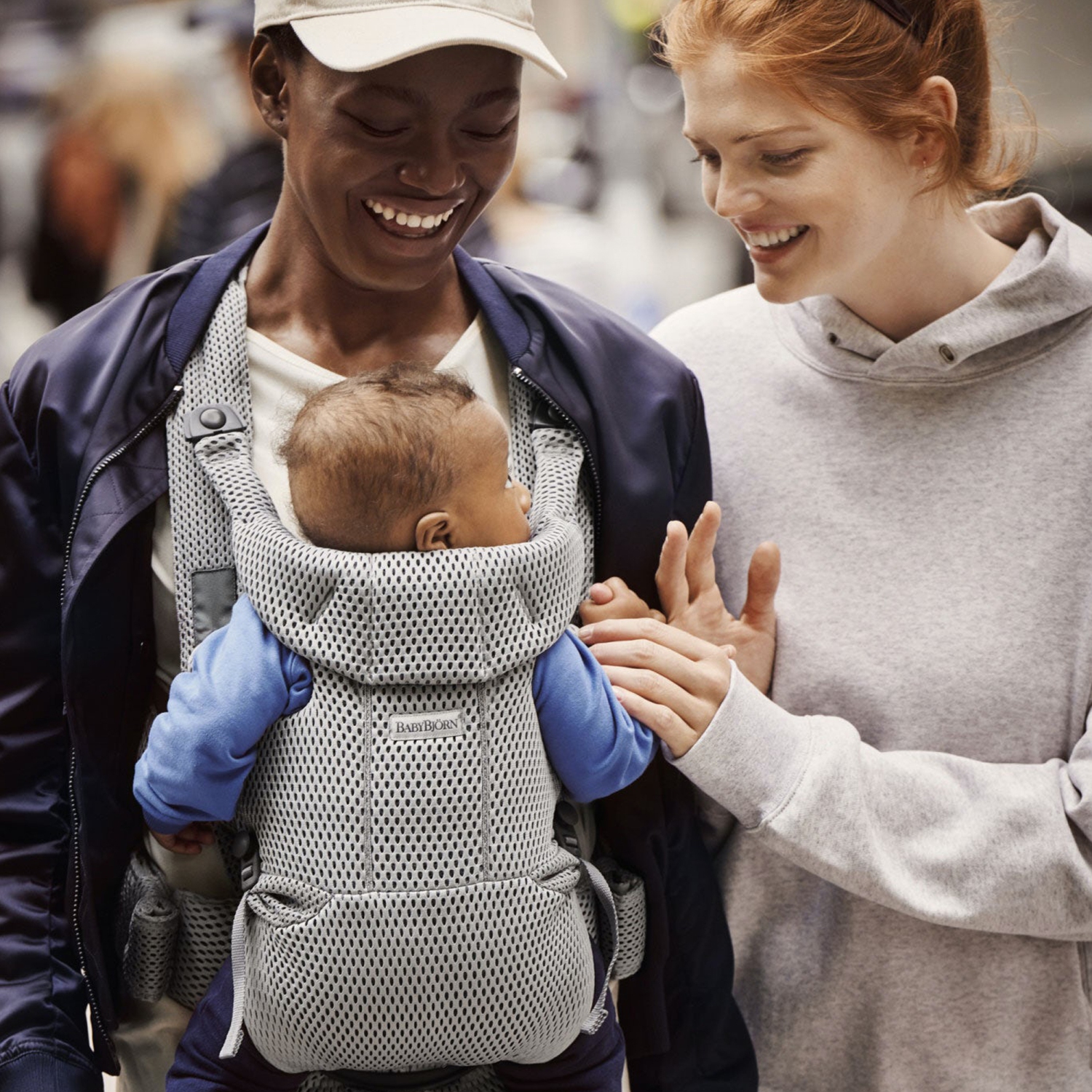 BabyBjorn Baby Carrier Free - 3D Mesh, Grey