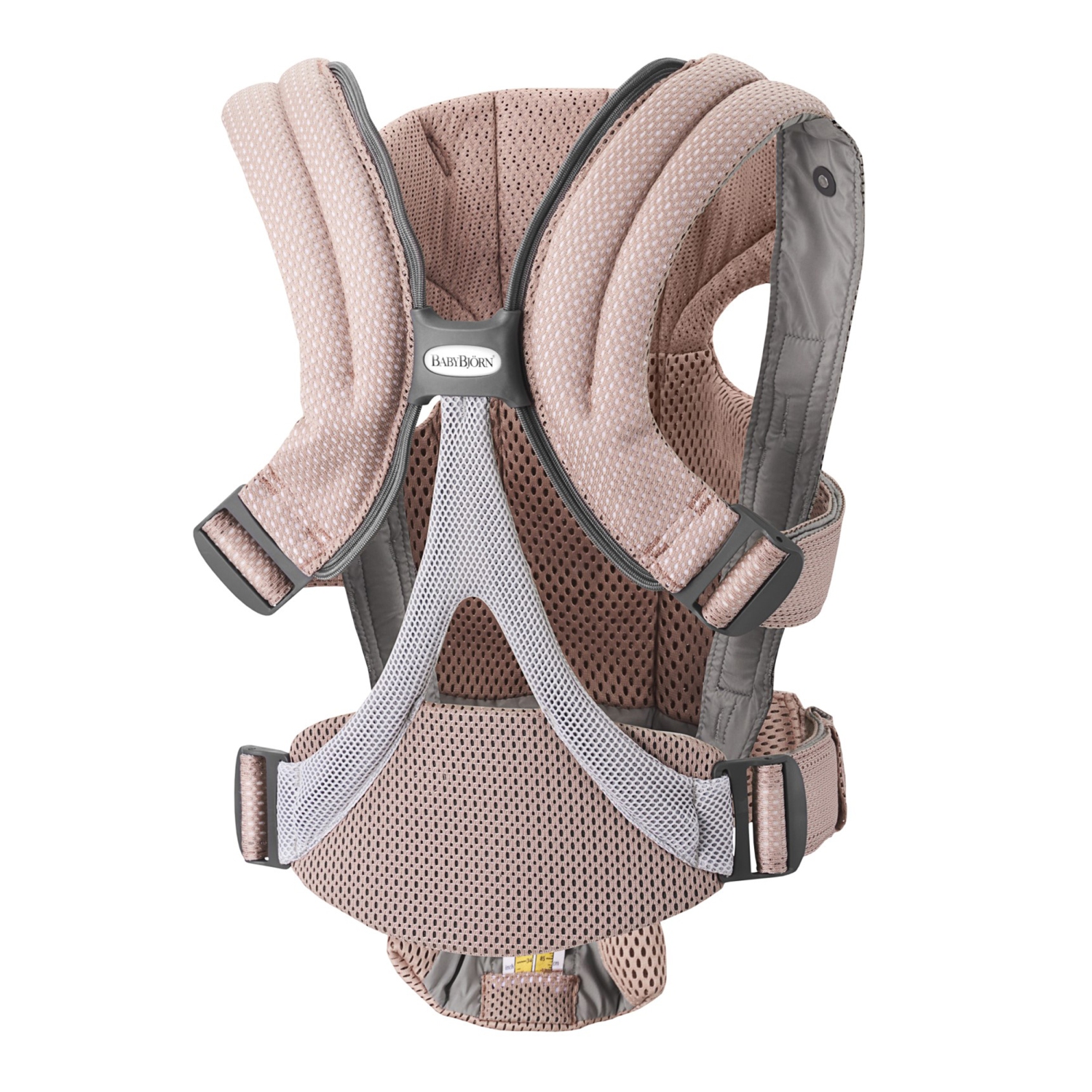 Porte-bébé sans porte-bébé de BabyBjorn - maille 3D, rose poussiéreux