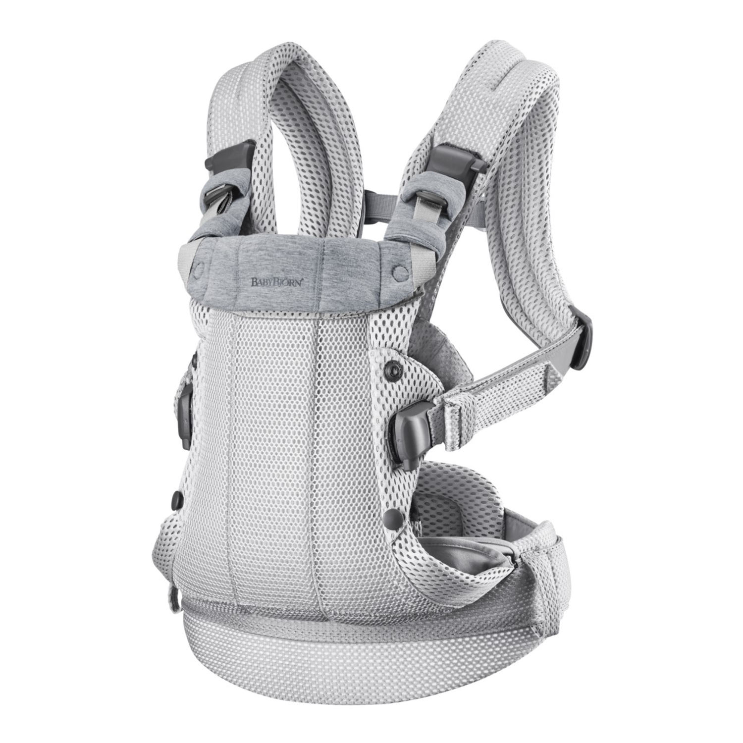 Porte-bébé Harmony de BabyBjorn - 3D filet, argenté