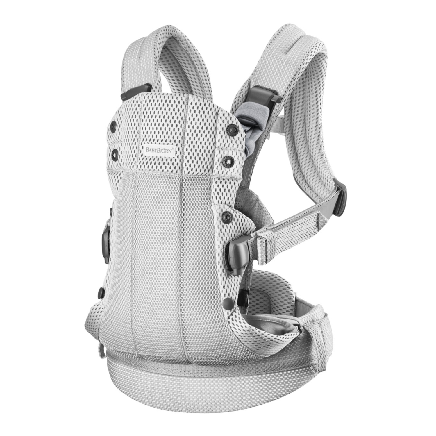 Porte-bébé Harmony de BabyBjorn - 3D filet, argenté