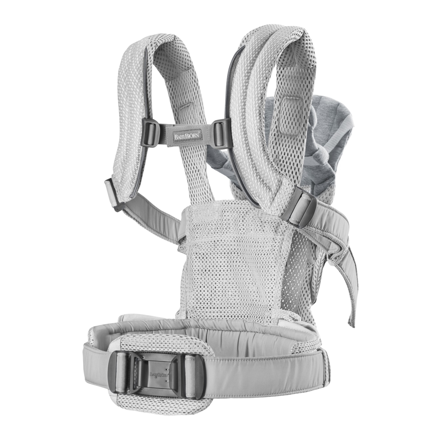 Porte-bébé Harmony de BabyBjorn - 3D filet, argenté