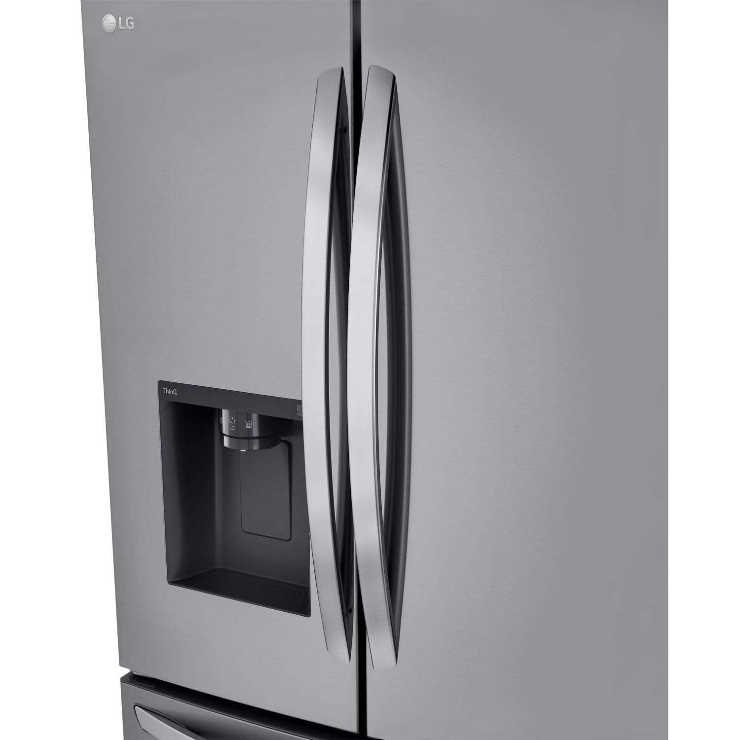 LG 36" 31 Cu. Ft. French Door Refrigerator with Water & Ice Dispenser - Stainless Steel