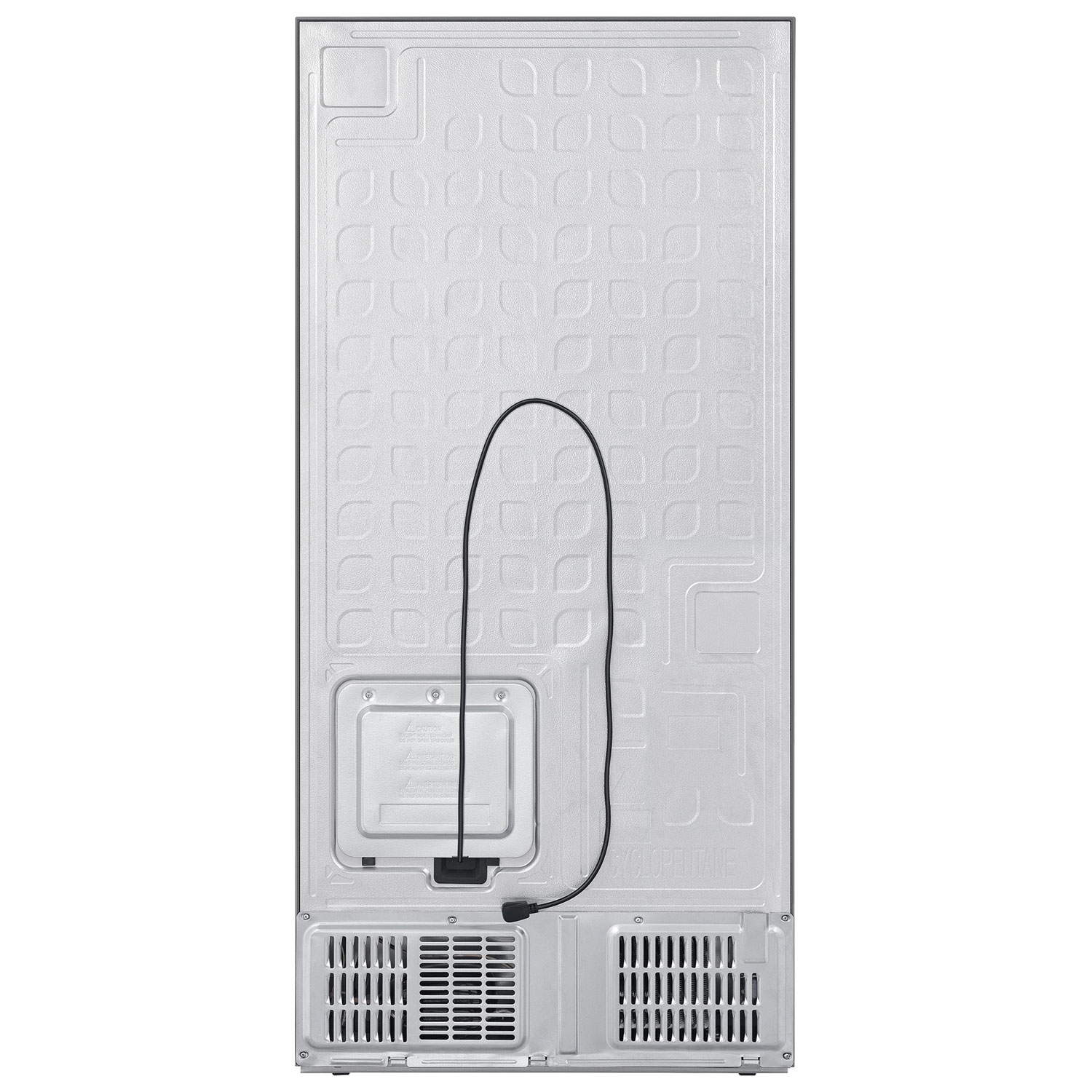 Réfrigérateur à congélateur inférieur 22,3 pi³ 31,3 po de Hisense - Acier inoxydable