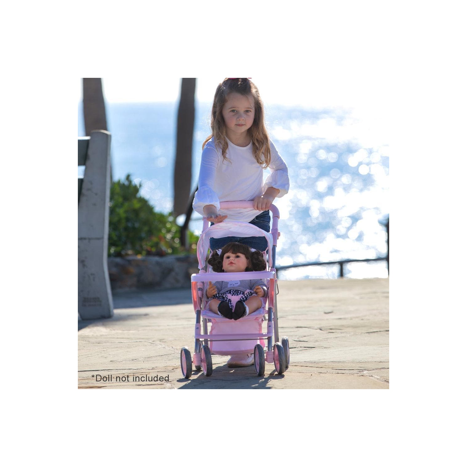 Pink Snack N Go Shade Stroller